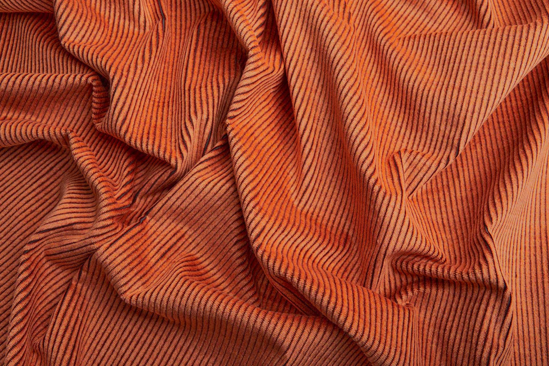 Wide Rib Corduroy - Burnt Orange fabric, image 5 of 7
