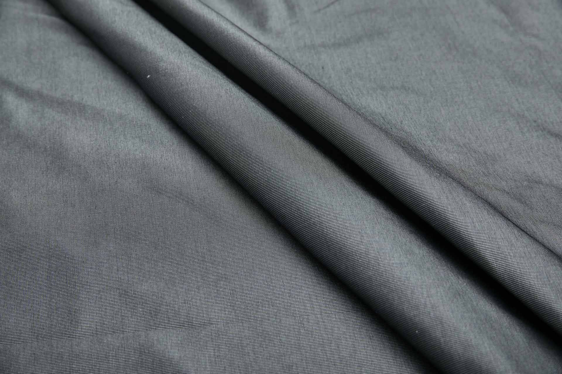 Heavy Weight Silk Taffeta - 3-Tone - Ivory, Charcoal and Black fabric, image 7 of 8