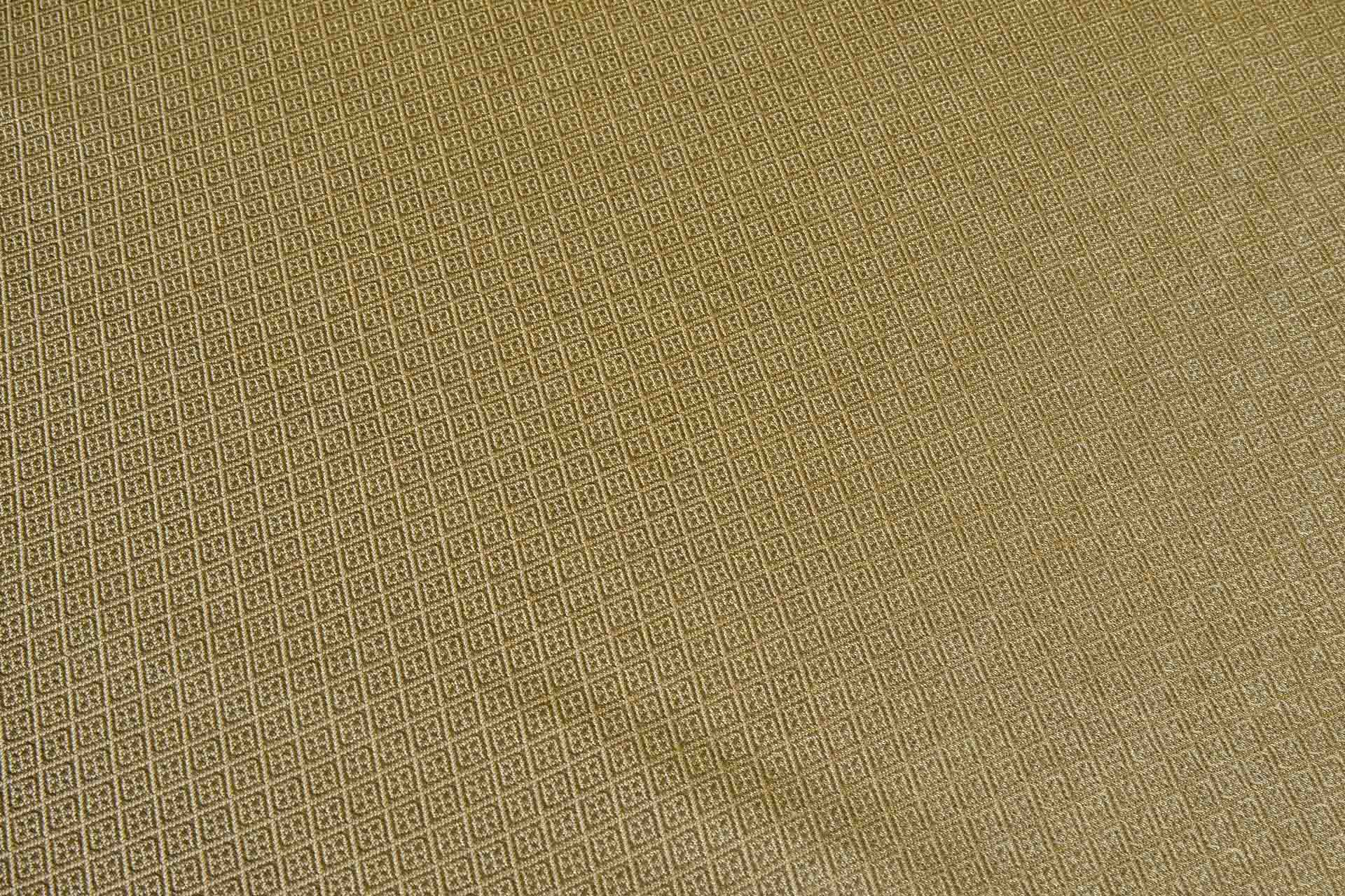 Geometric Banaras Brocade - Yellow Gold & Gold Metallic Diamonds fabric, image 2 of 9