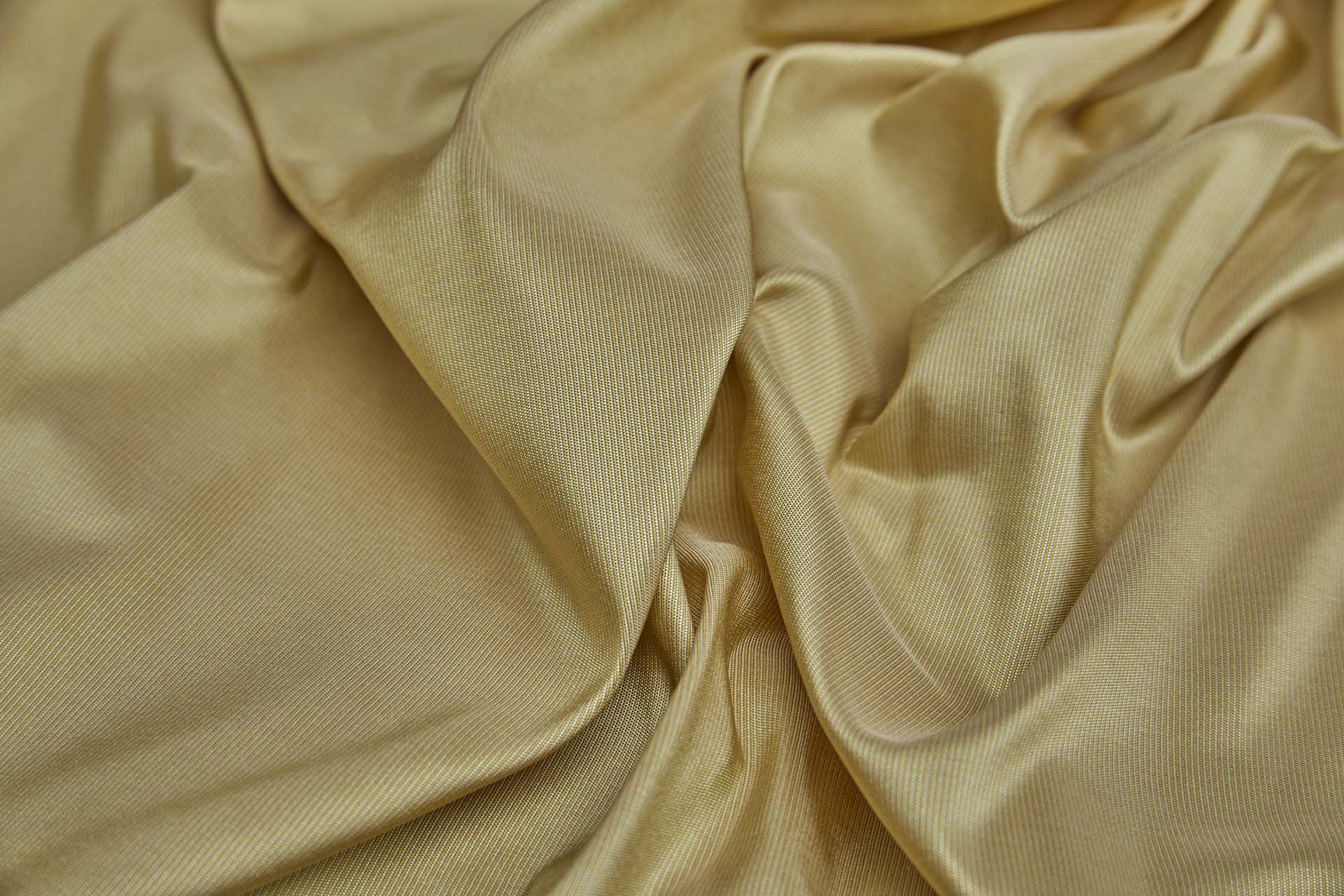 Heavy Weight Silk Taffeta - 3-Tone - Yellow, Ivory and Straw Gold fabric, image 3 of 8