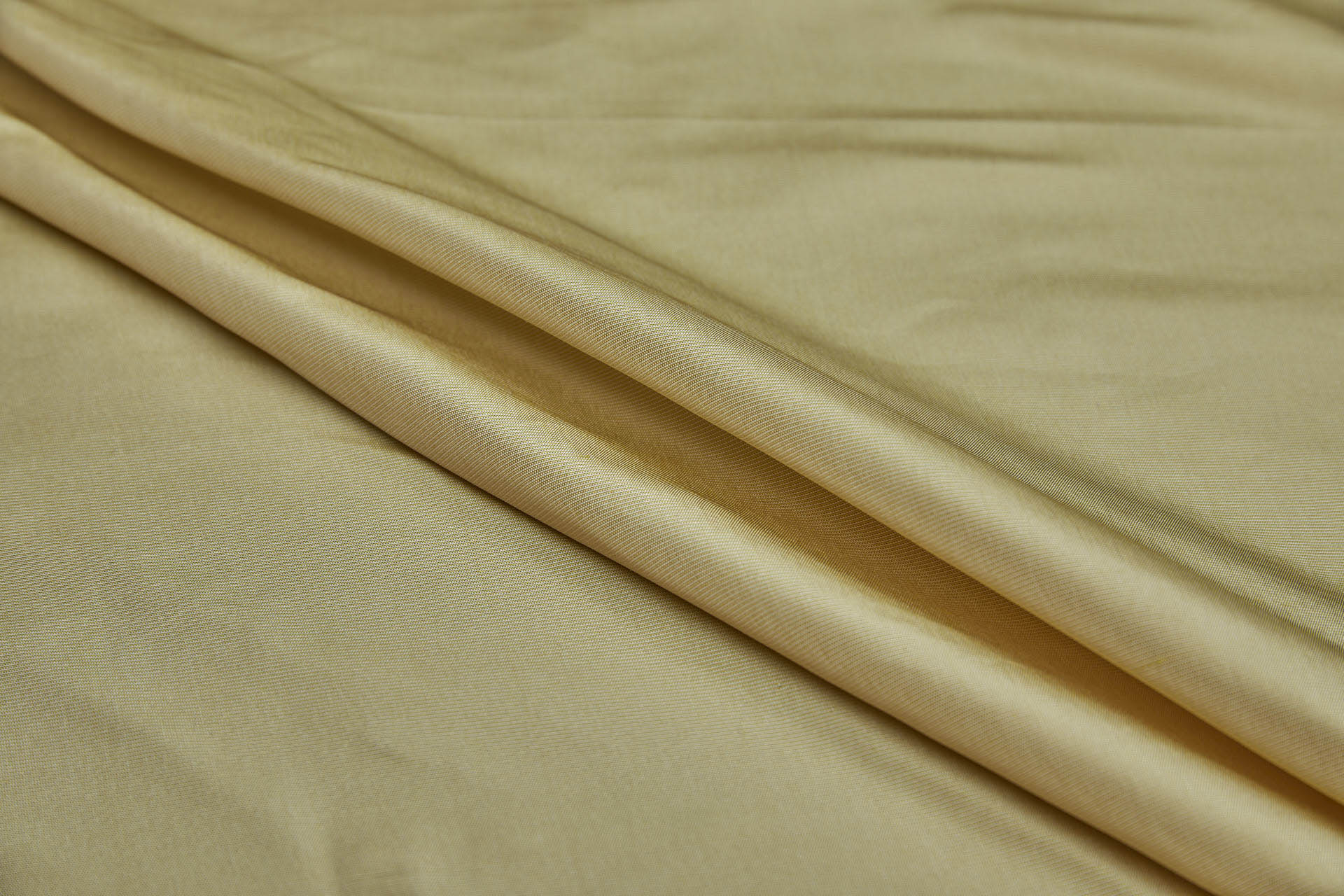 Heavy Weight Silk Taffeta - 3-Tone - Yellow, Ivory and Straw Gold fabric, image 6 of 8