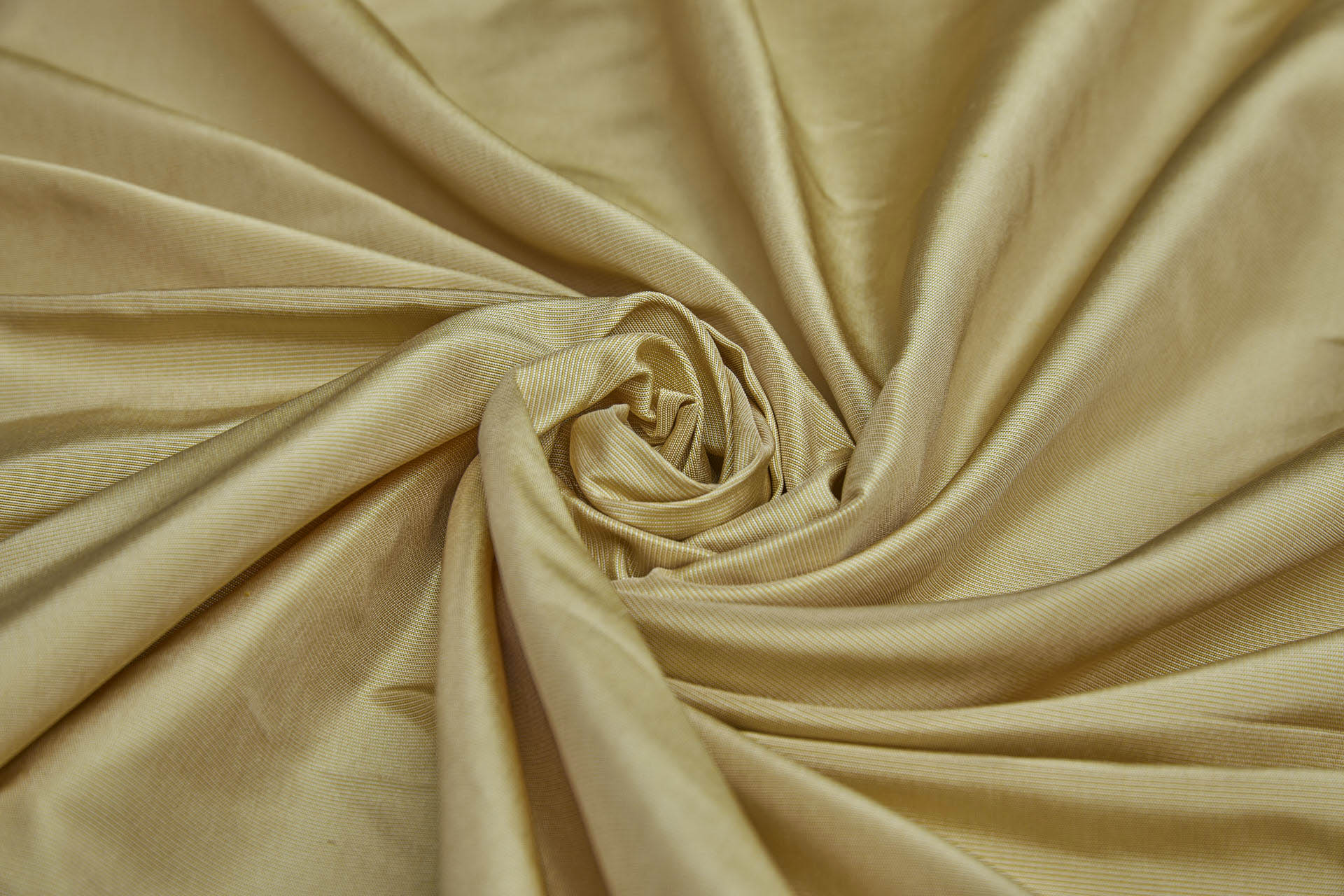 Heavy Weight Silk Taffeta - 3-Tone - Yellow, Ivory and Straw Gold fabric