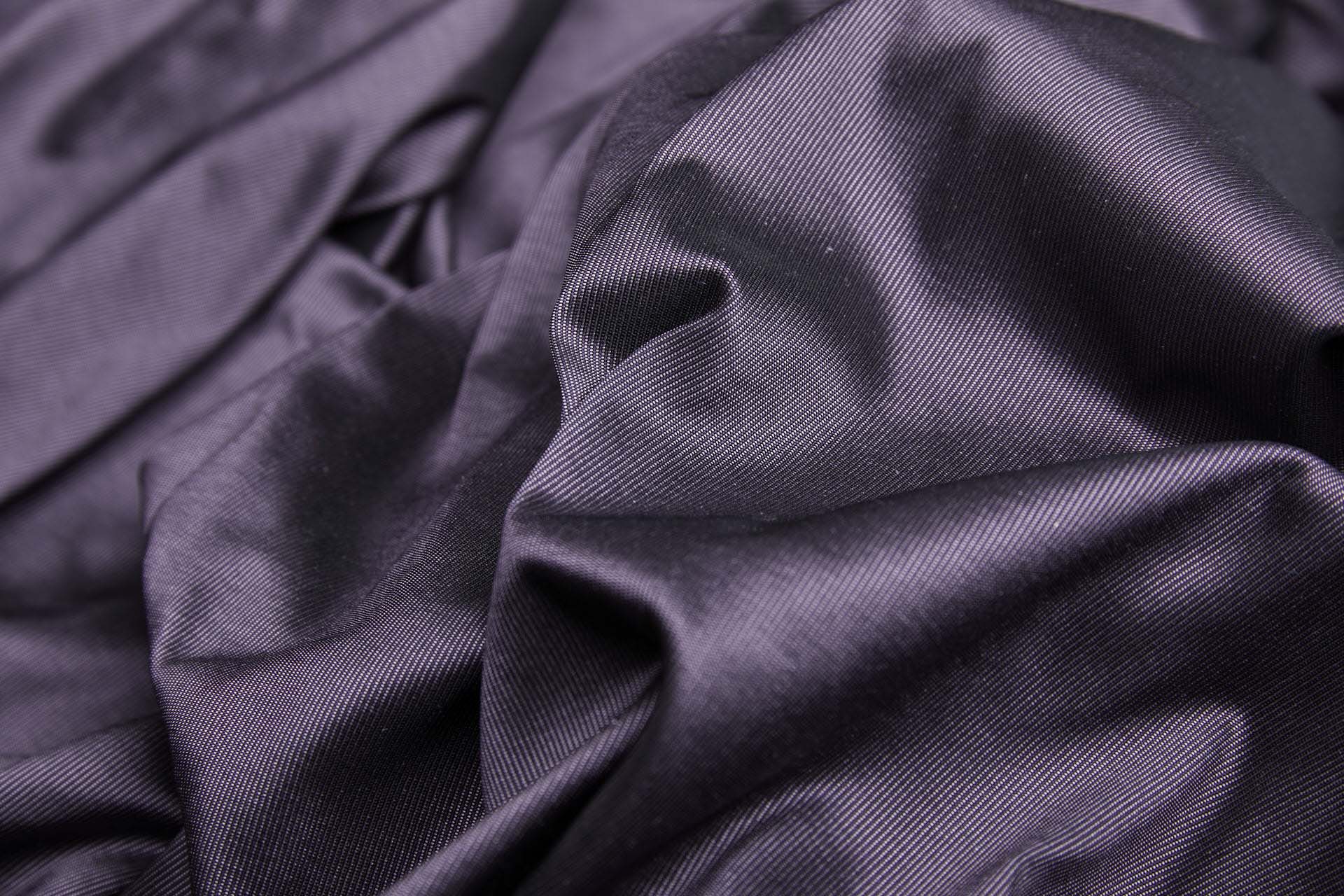 Heavy Weight Silk Taffeta - 3-Tone - Plum, Lilac and Black fabric, image 7 of 8