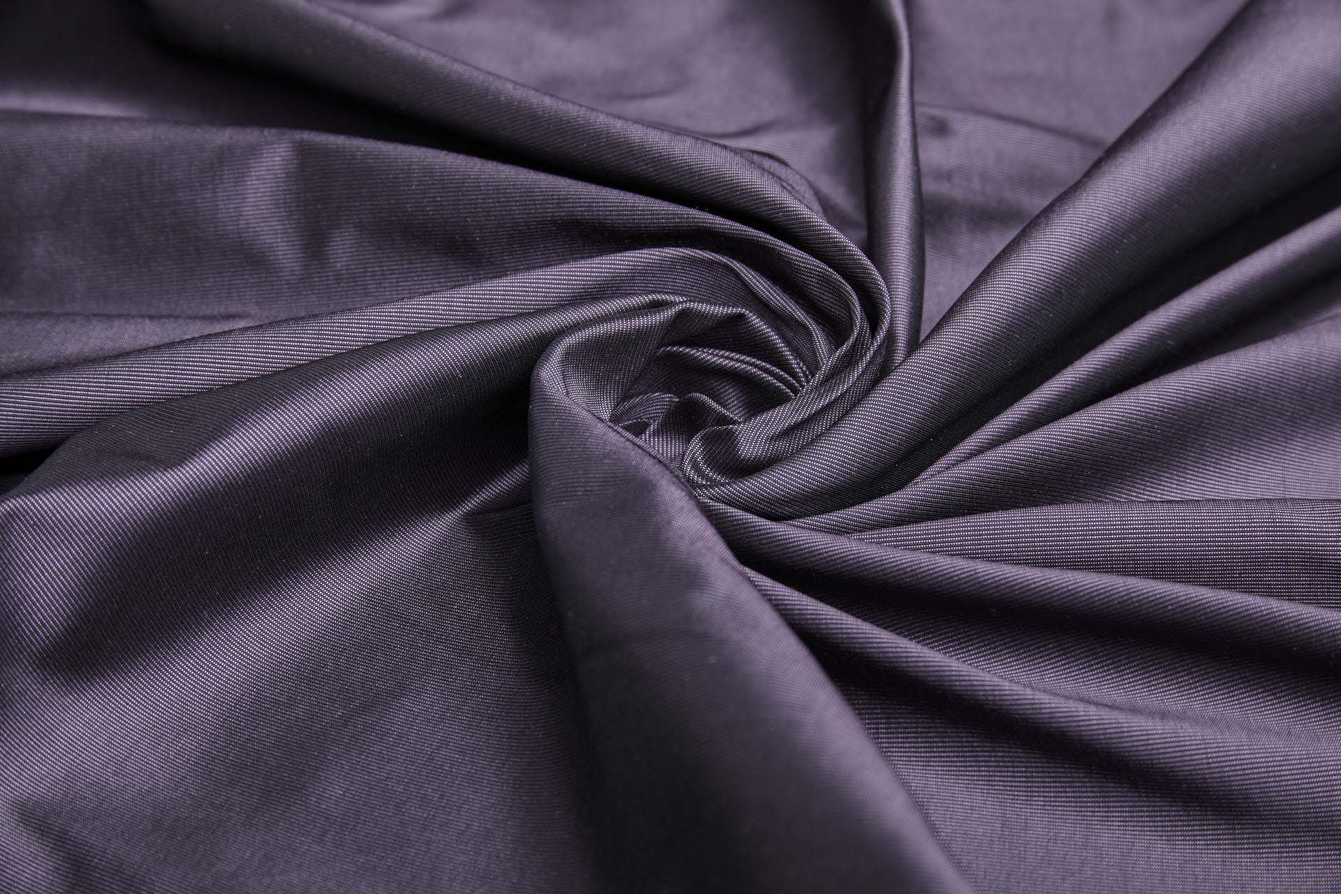Heavy Weight Silk Taffeta - 3-Tone - Plum, Lilac and Black fabric