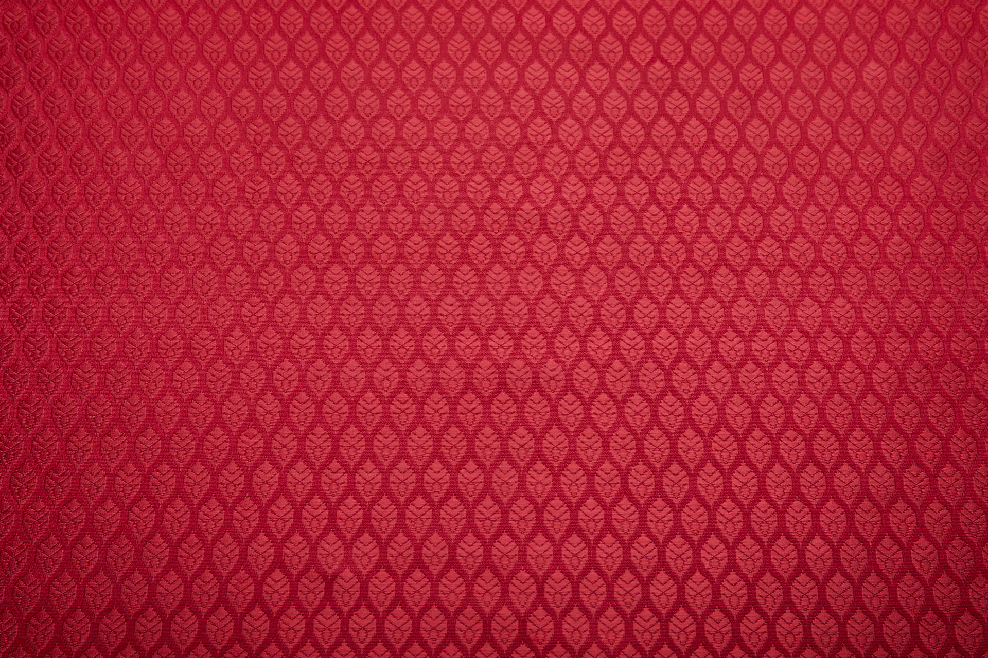 Banaras Brocade - Red / Red Leaves fabric, image 8 of 8