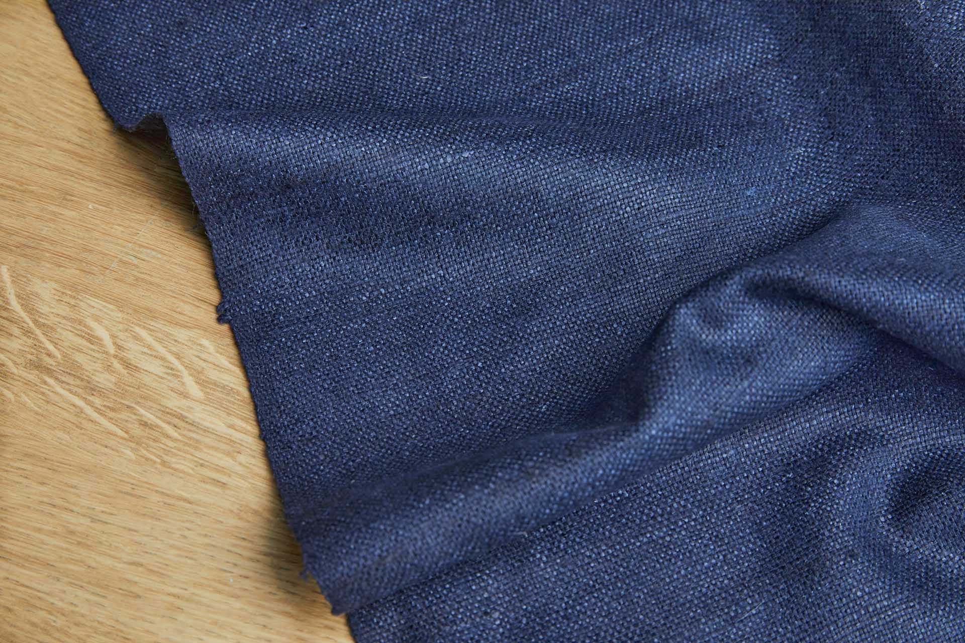 Silk Matka - Navy fabric, image 5 of 6