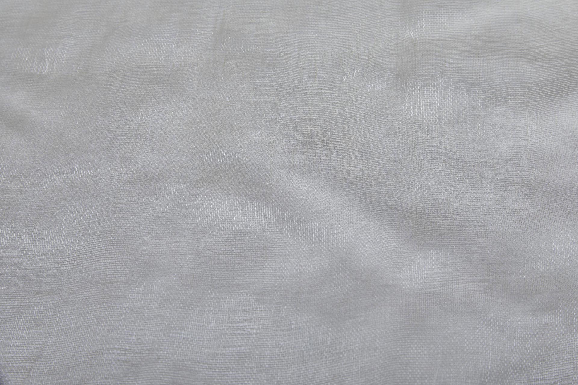 Fine Sheer Silk - Cream fabric, image 7 of 7
