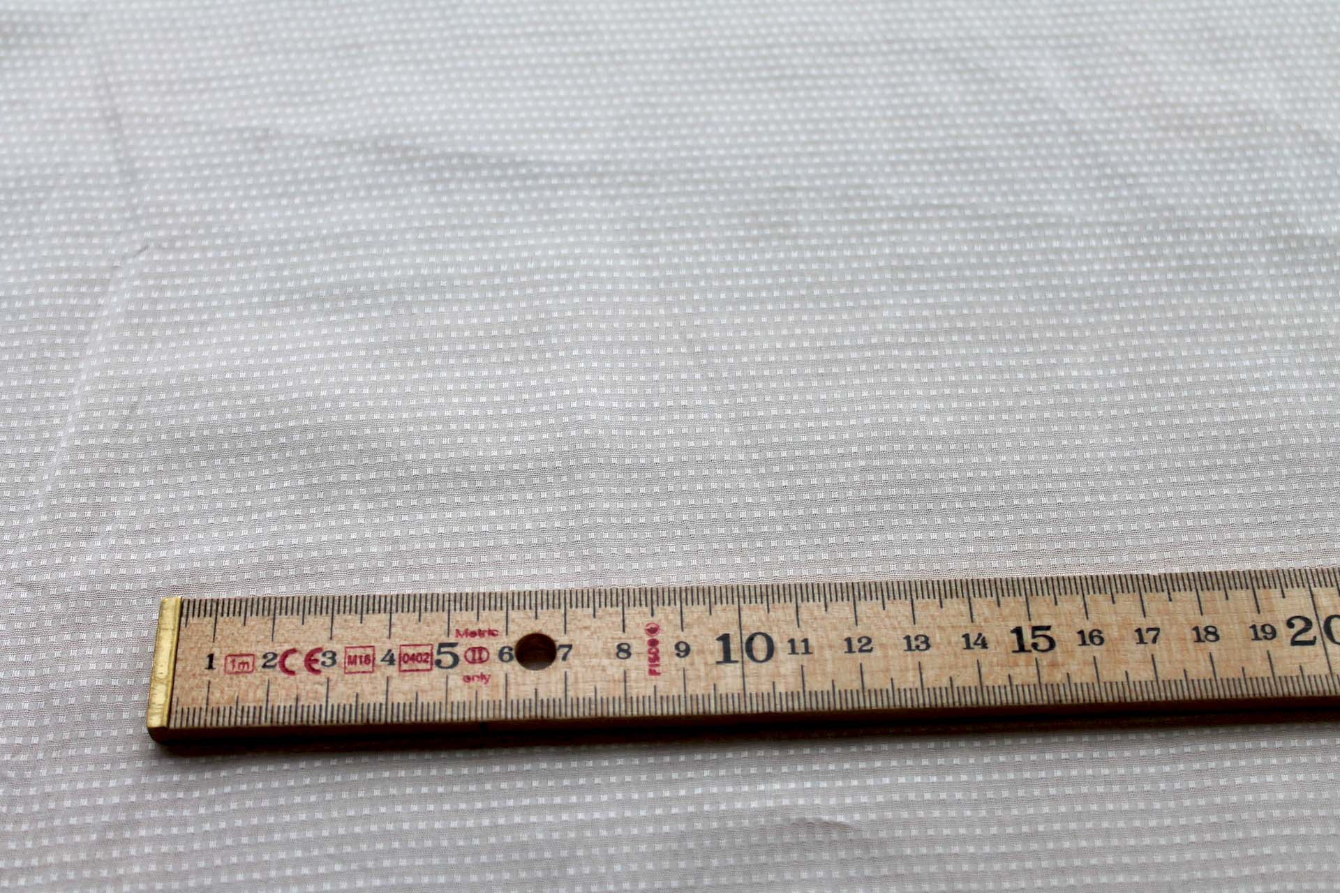 Bamboo Fibre Dobby Weave in Ivory fabric, image 6 of 6