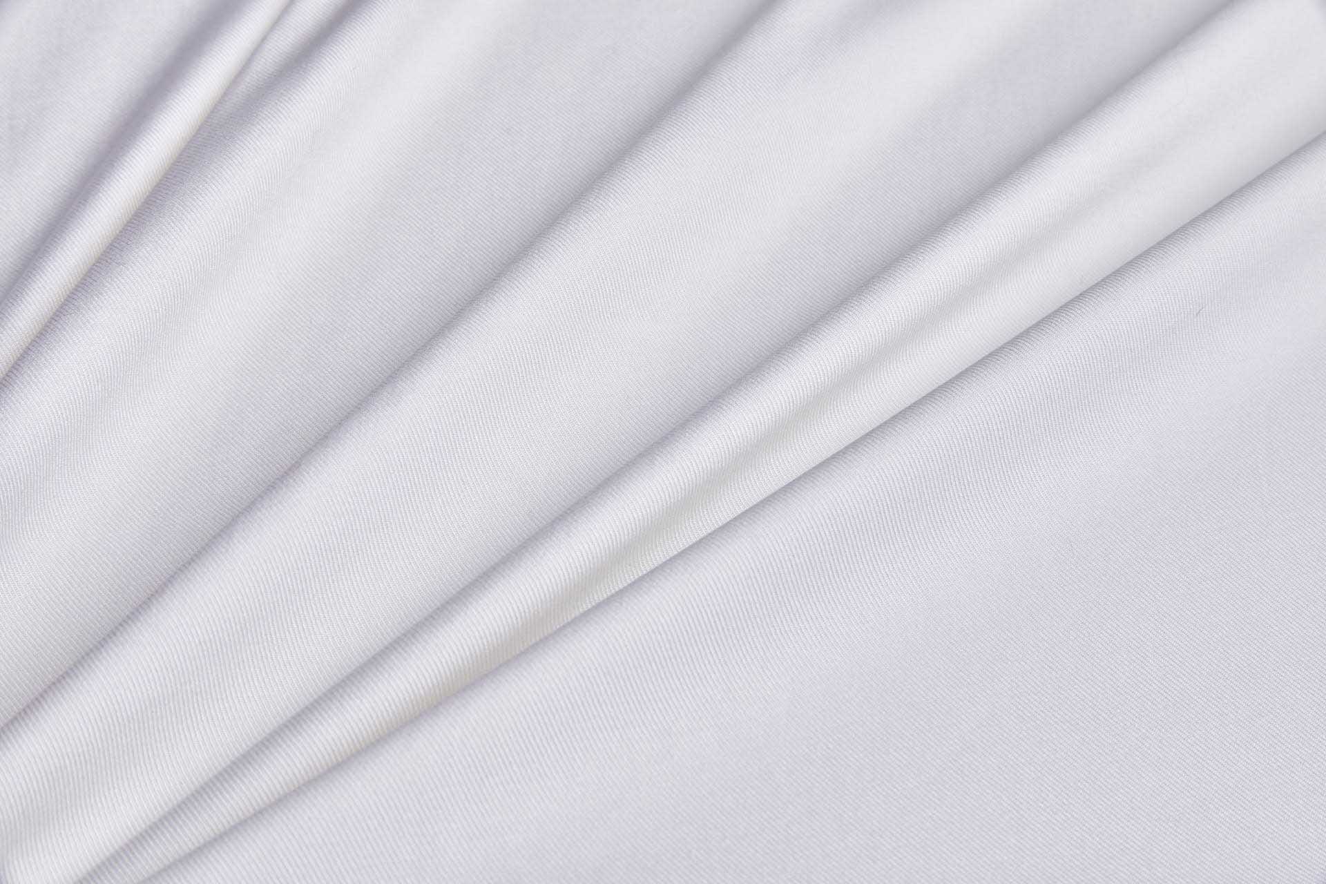 Lotus Fibre Twill Weave in Ivory fabric, image 2 of 3