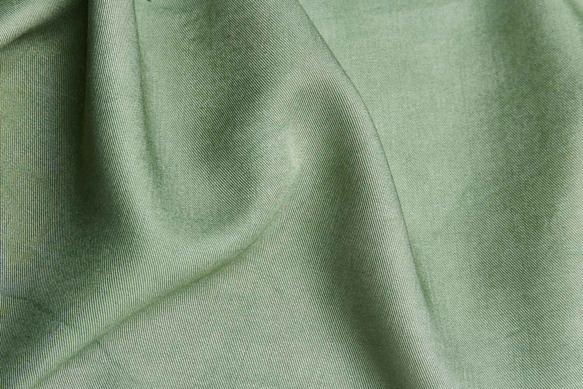 Lotus Fibre Twill Weave in White fabric, image 4 of 4
