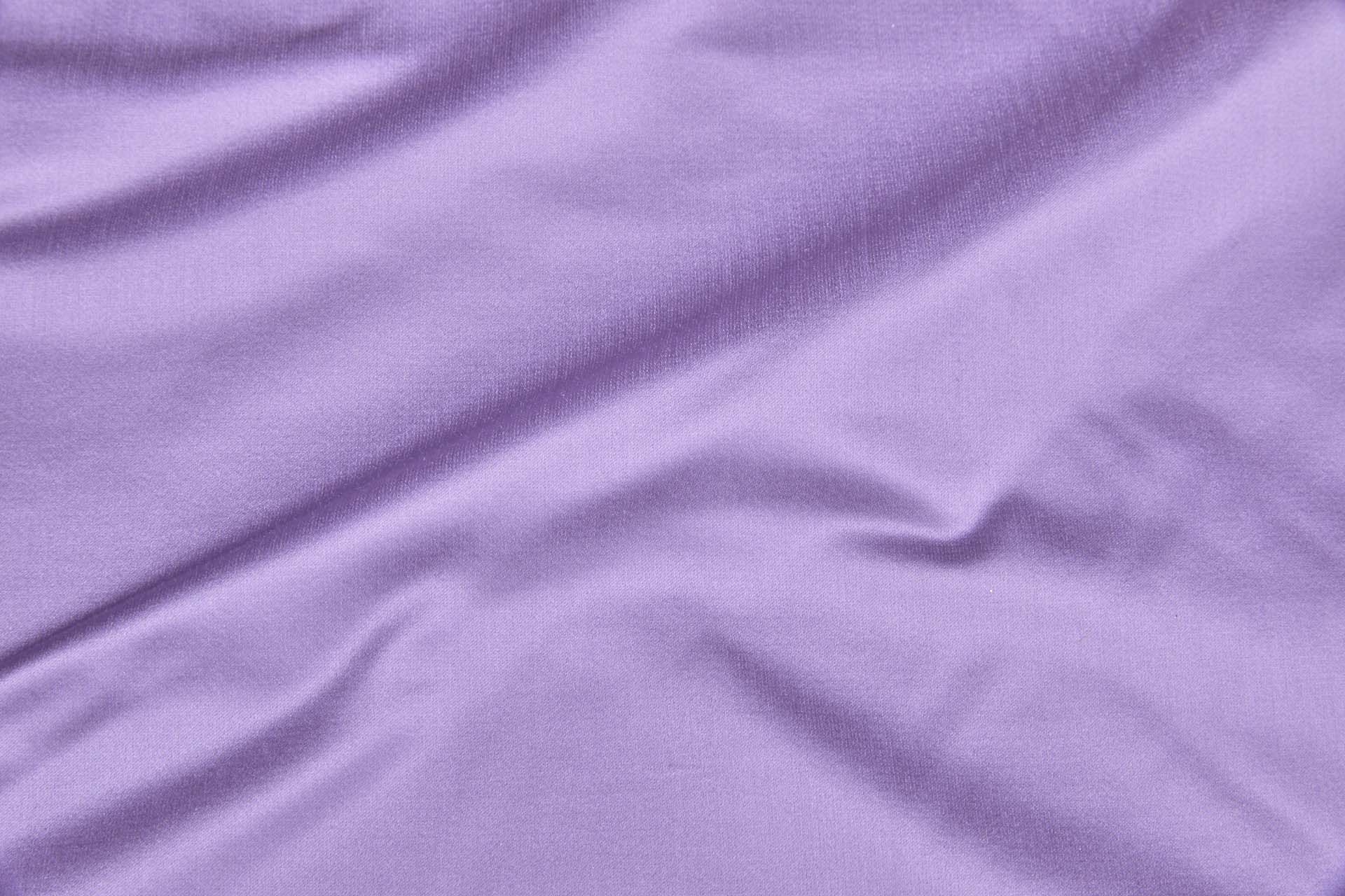 Silk/Cotton Duchesse Satin - Lavender shot Ivory fabric, image 4 of 4