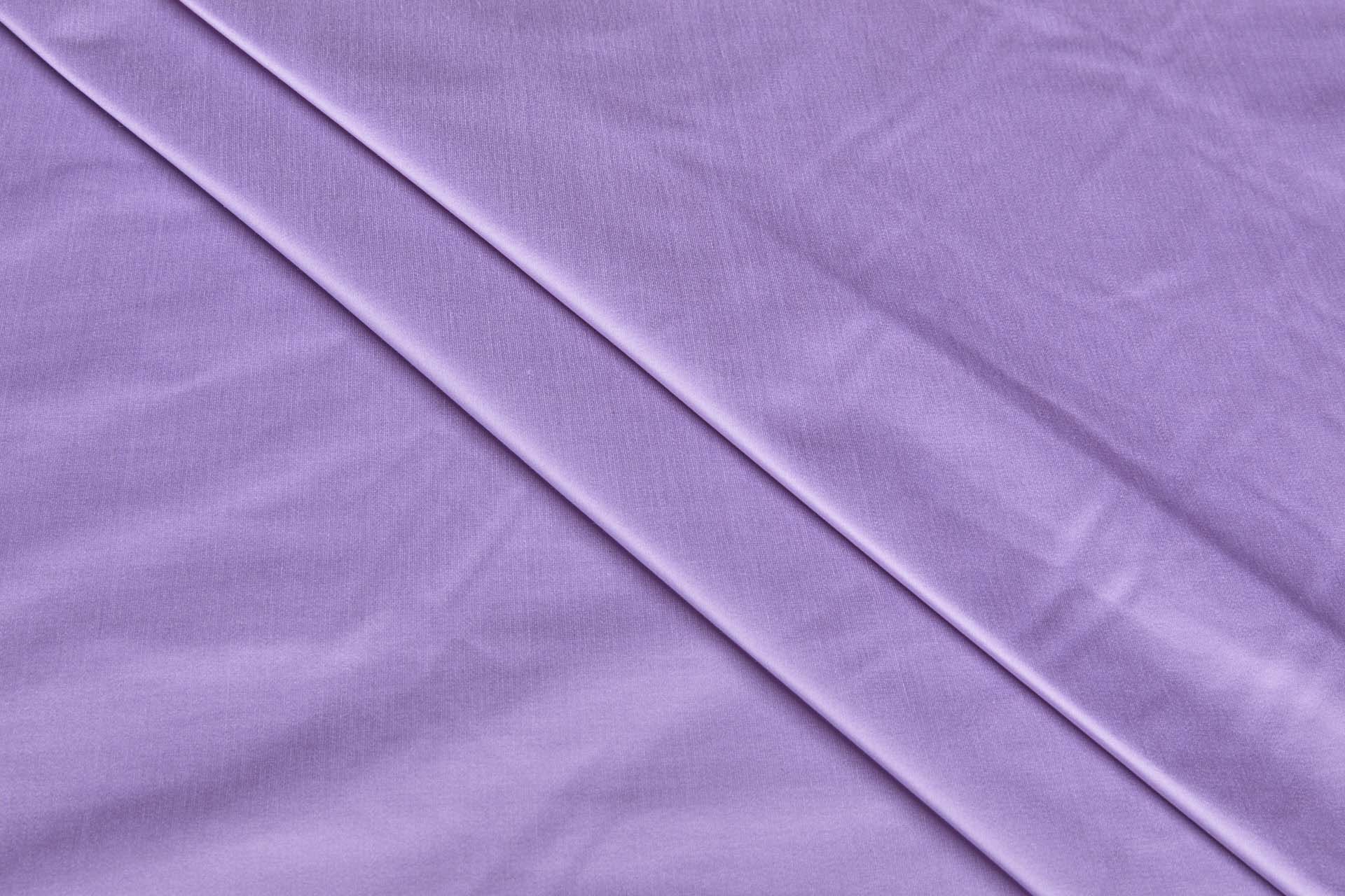 Silk/Cotton Duchesse Satin - Lavender shot Ivory fabric, image 2 of 4