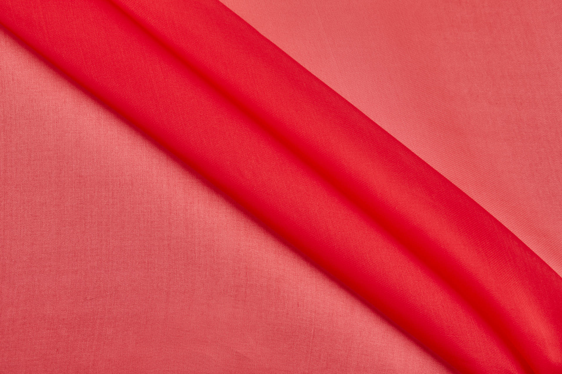 Italian Silk Organza - Scarlet Red fabric, image 4 of 7