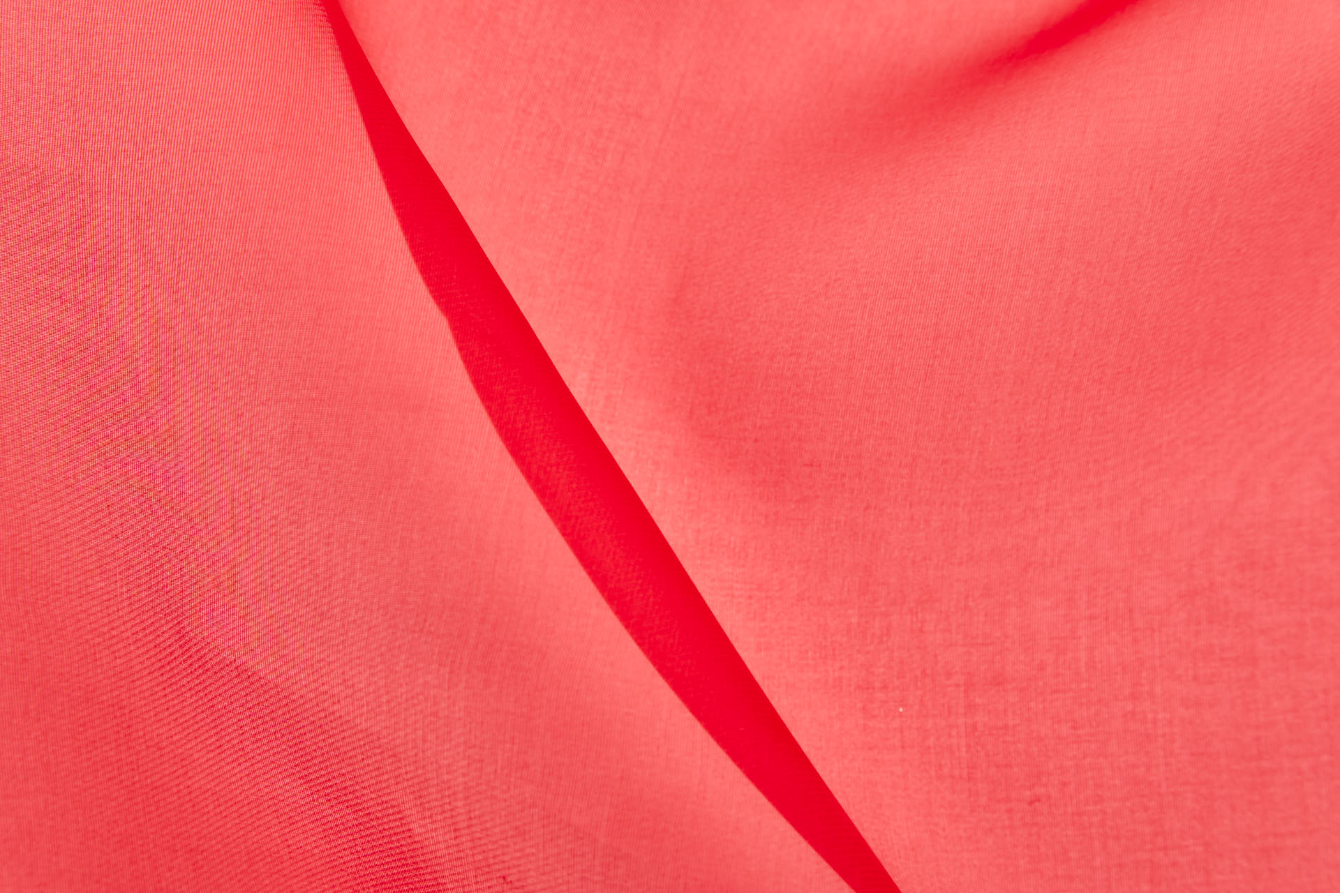 Italian Silk Organza - Scarlet Red fabric, image 5 of 7