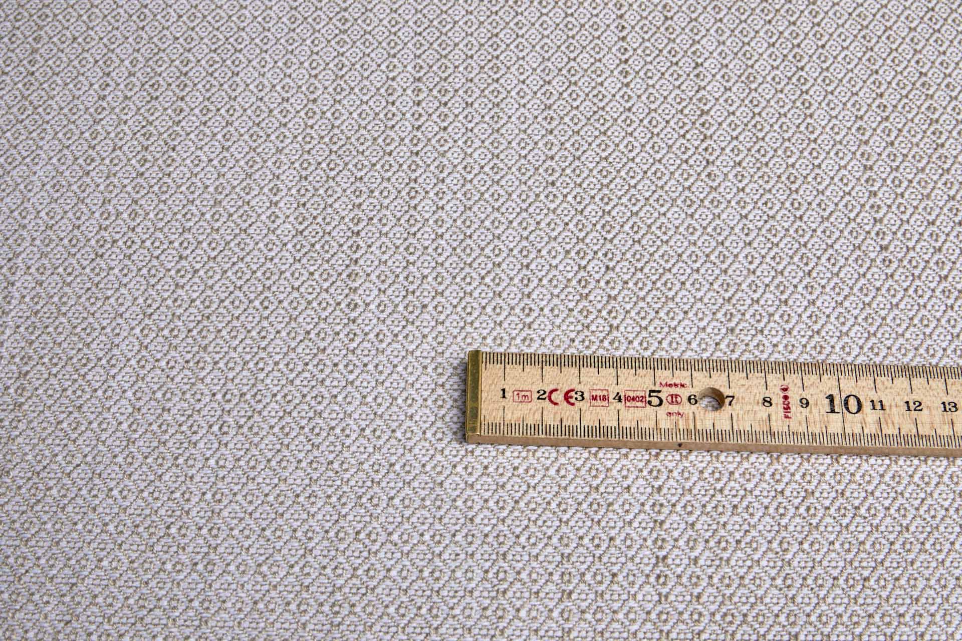 Small Diamond Pattern Cotton Jacquard - Stone fabric, image 6 of 7