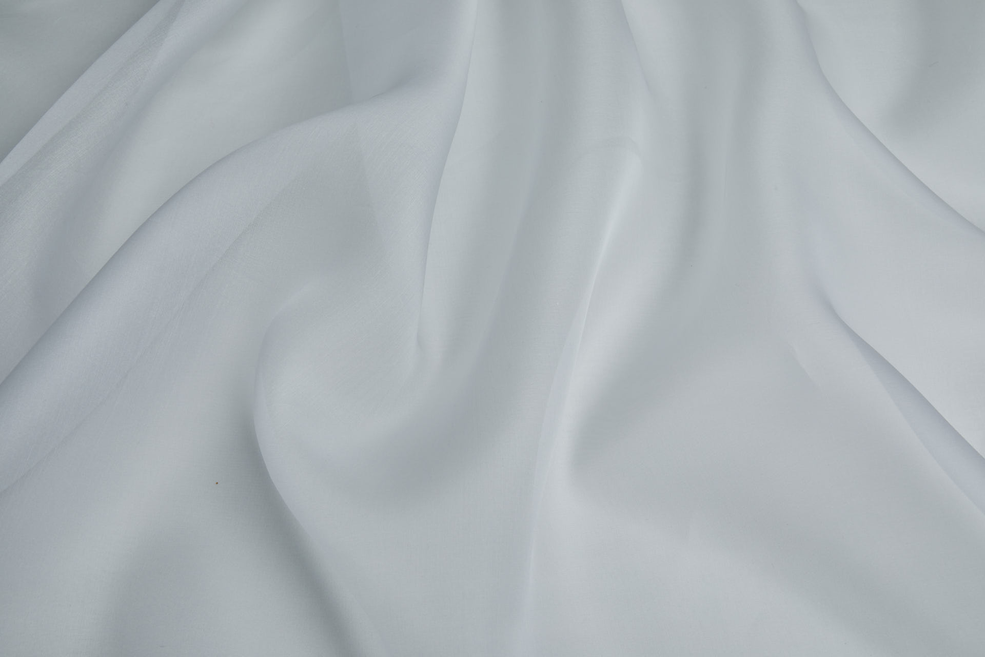 Italian Silk Organza - Pale Grey fabric, image 2 of 6