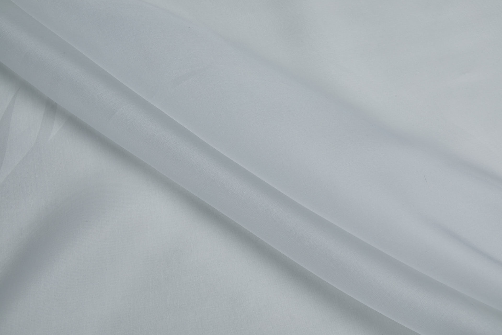 Italian Silk Organza - Pale Grey fabric, image 3 of 6