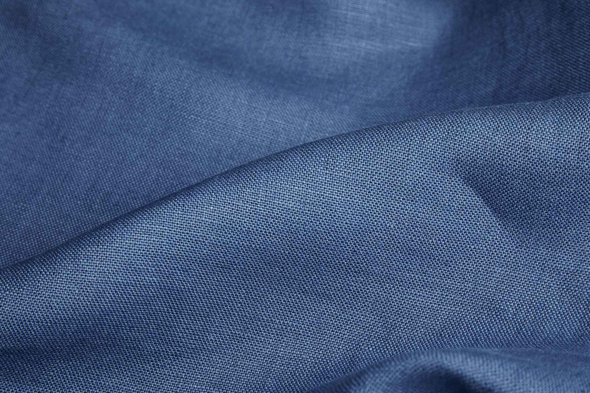 Medium Weight Linen in Light Navy fabric, image 3 of 5