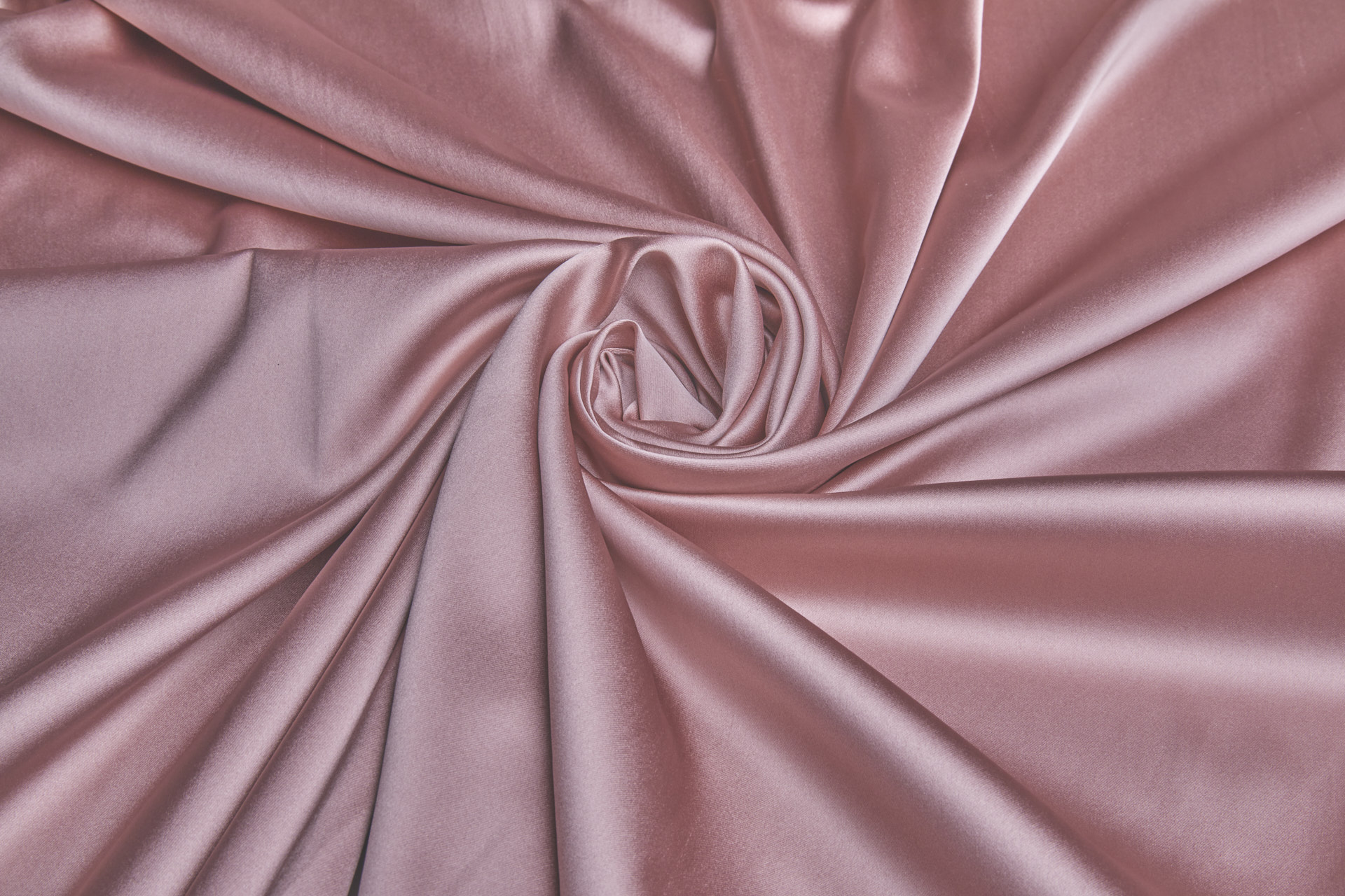 Soft Medium Weight Stretch Satin - Tea Rose - 0.25m Piece fabric