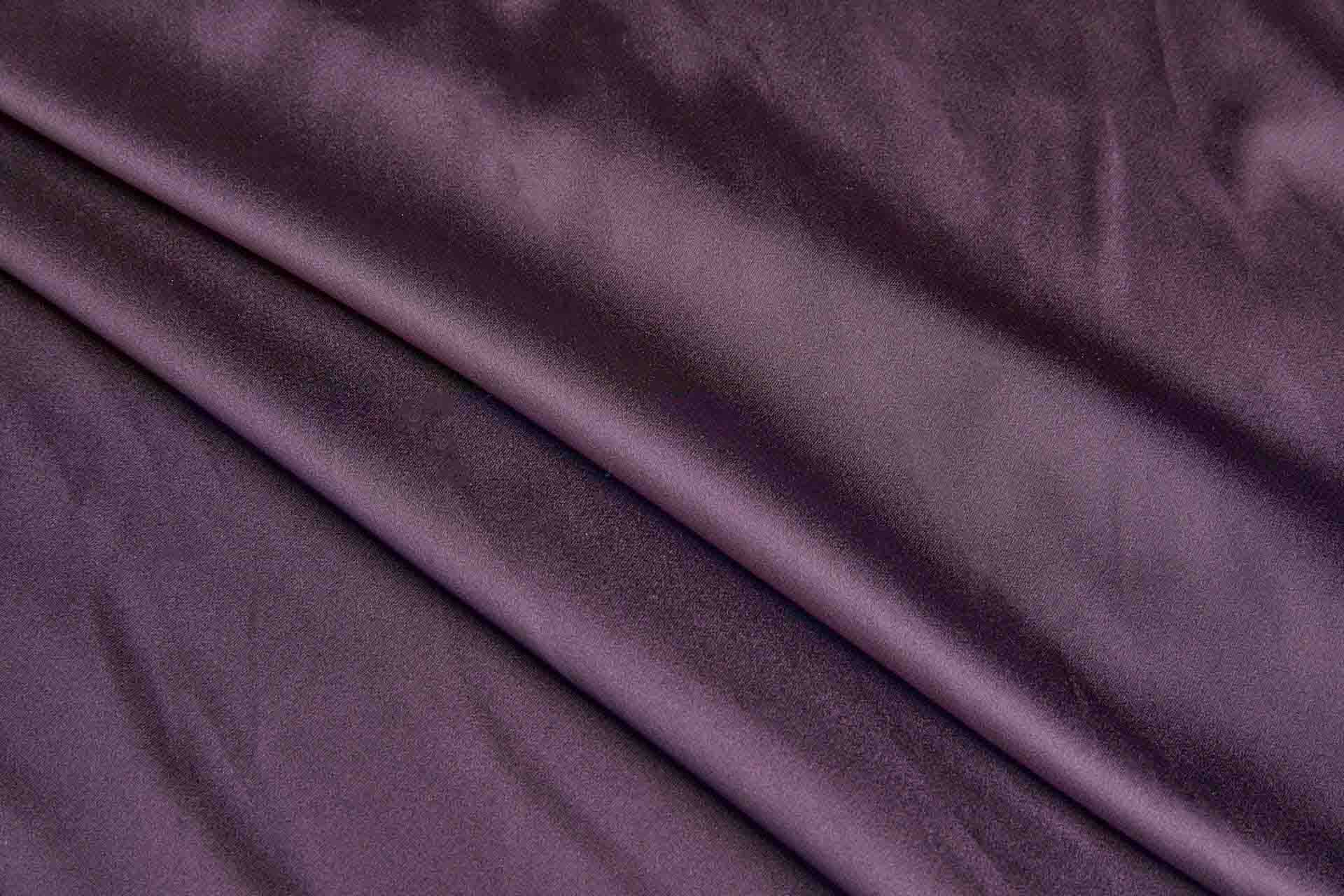 Soft Medium Weight Stretch Satin - Aubergine fabric, image 4 of 6