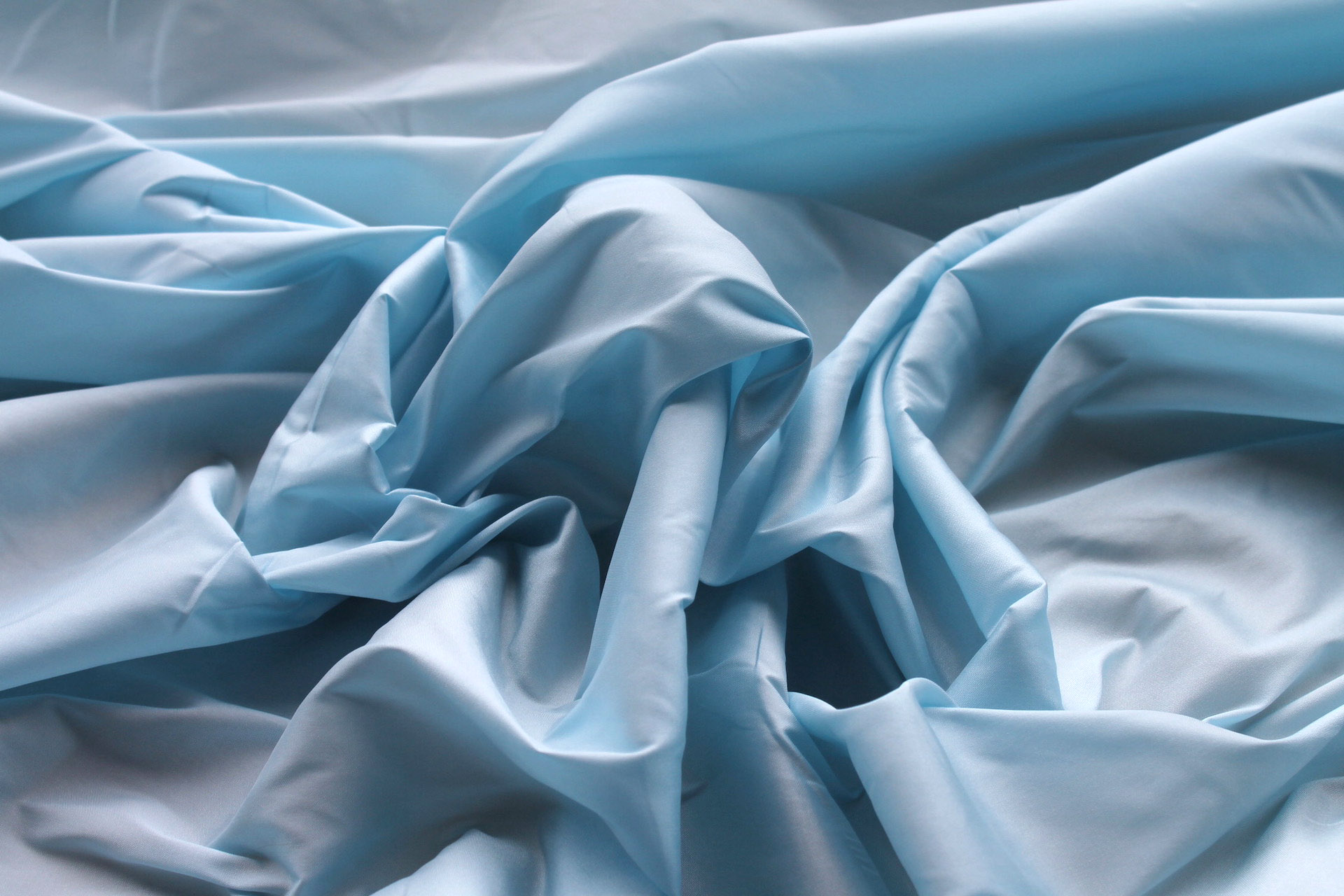 Poly Taffeta - Light Blue fabric, image 2 of 5