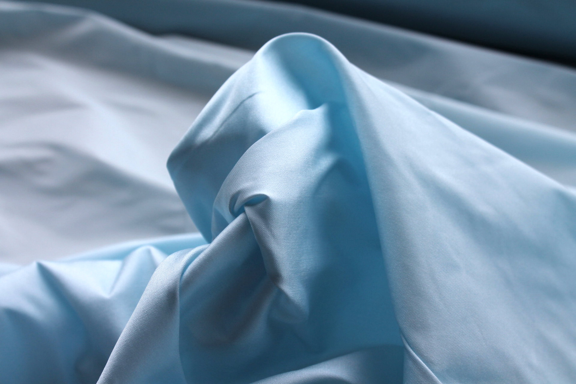 Poly Taffeta - Light Blue fabric, image 3 of 5