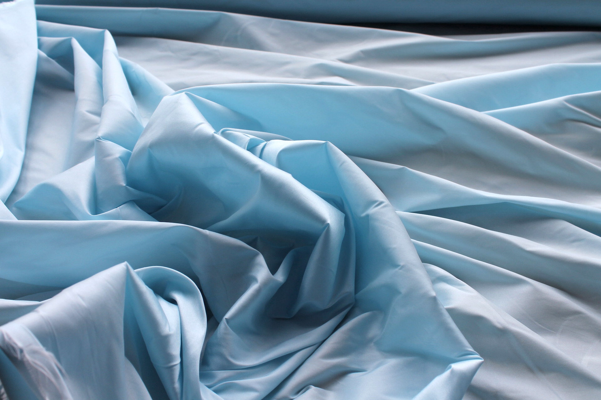 Poly Taffeta - Light Blue fabric, image 4 of 5
