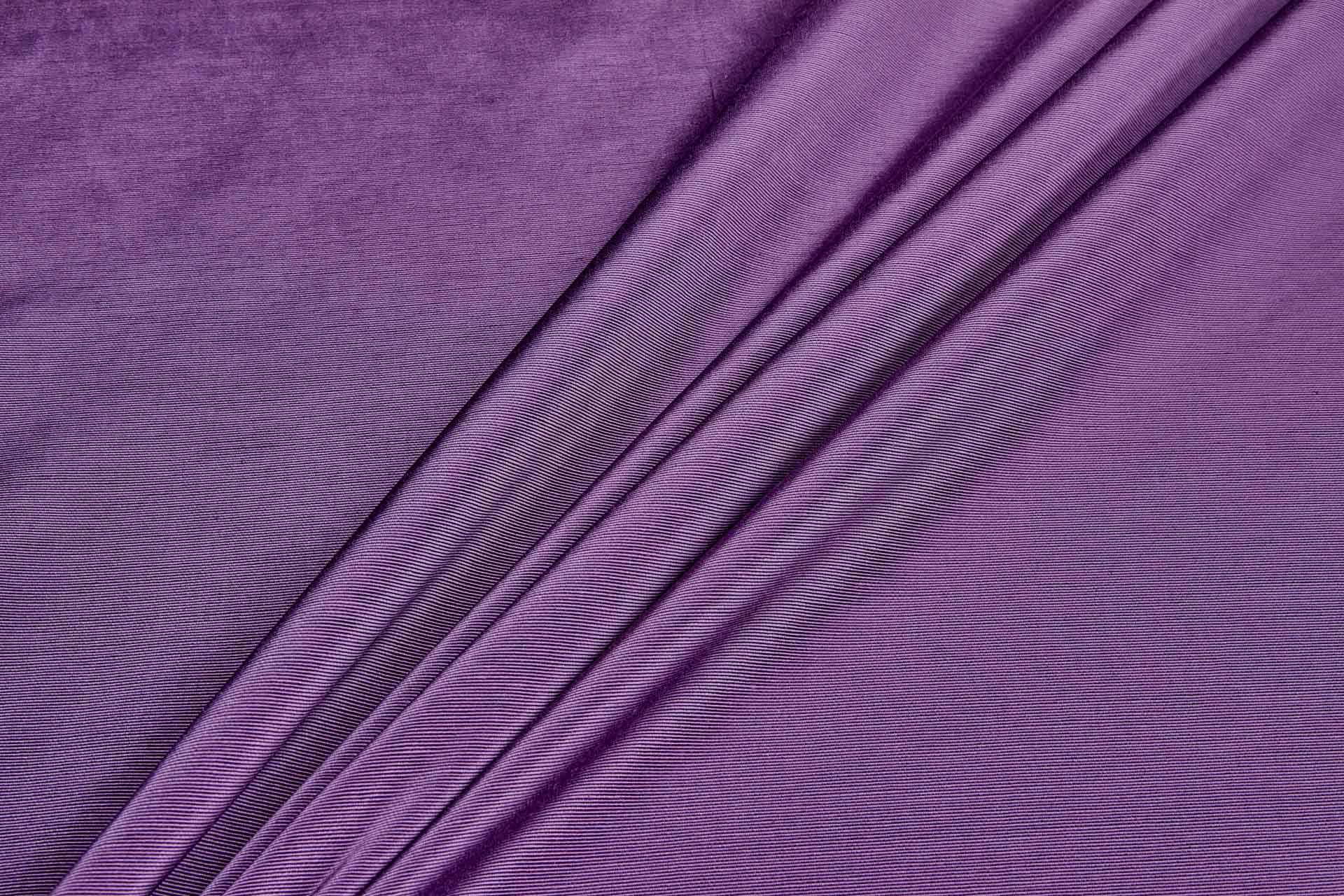 Cotton Viscose Grosgrain - Plum Purple fabric, image 3 of 6