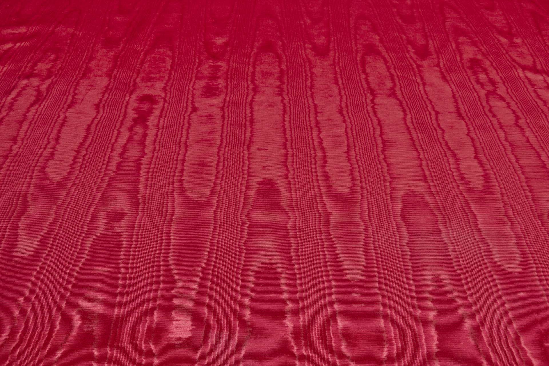 Cotton Viscose Grosgrain - Red Moiré fabric, image 6 of 6