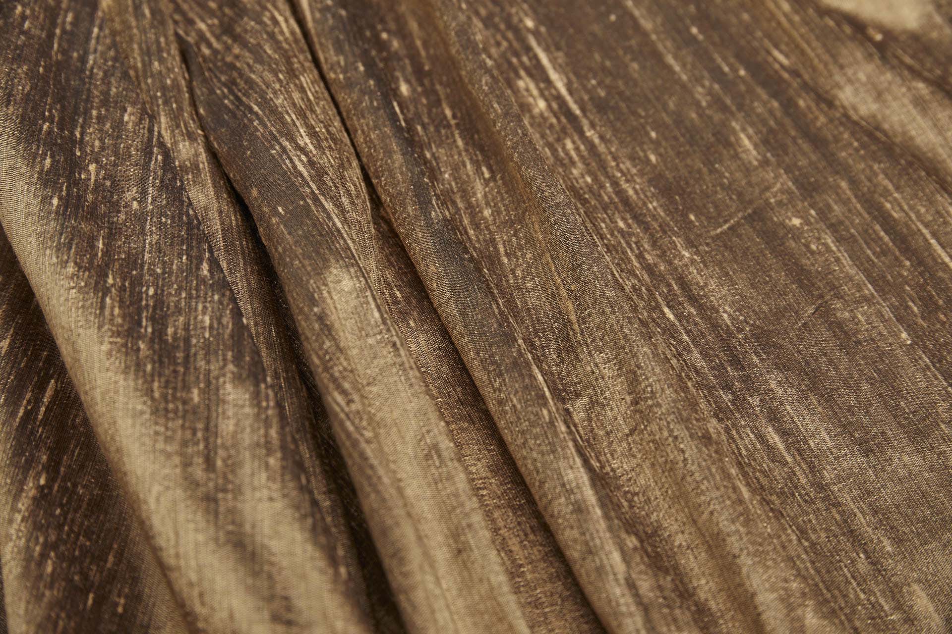 Textured Silk Dupion - Gingerbread fabric, image 4 of 8