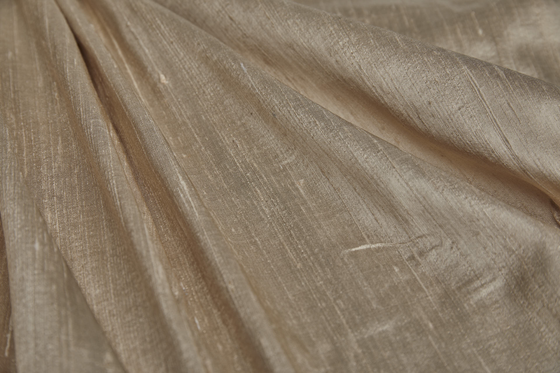 Textured Silk Dupion - Warm Beige fabric, image 5 of 10