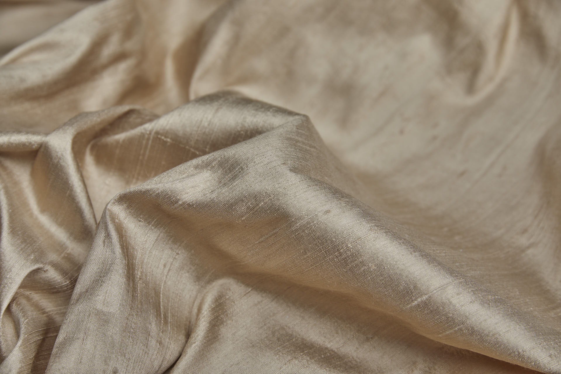 Textured Silk Dupion - Warm Beige fabric, image 10 of 10