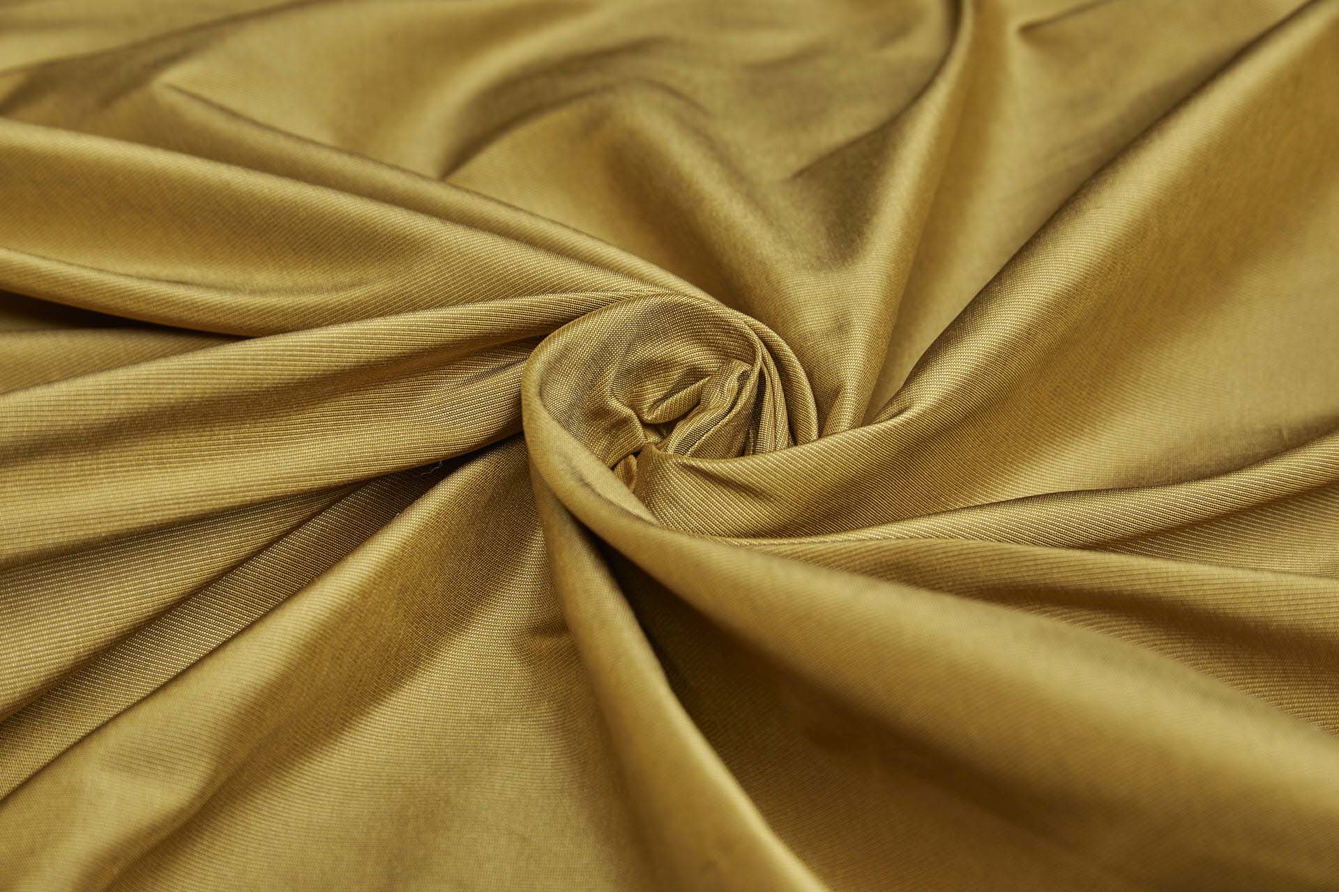 Heavy Weight Silk Taffeta - 3-Tone - Pale Gold, Caramel Brown and Antique Gold fabric