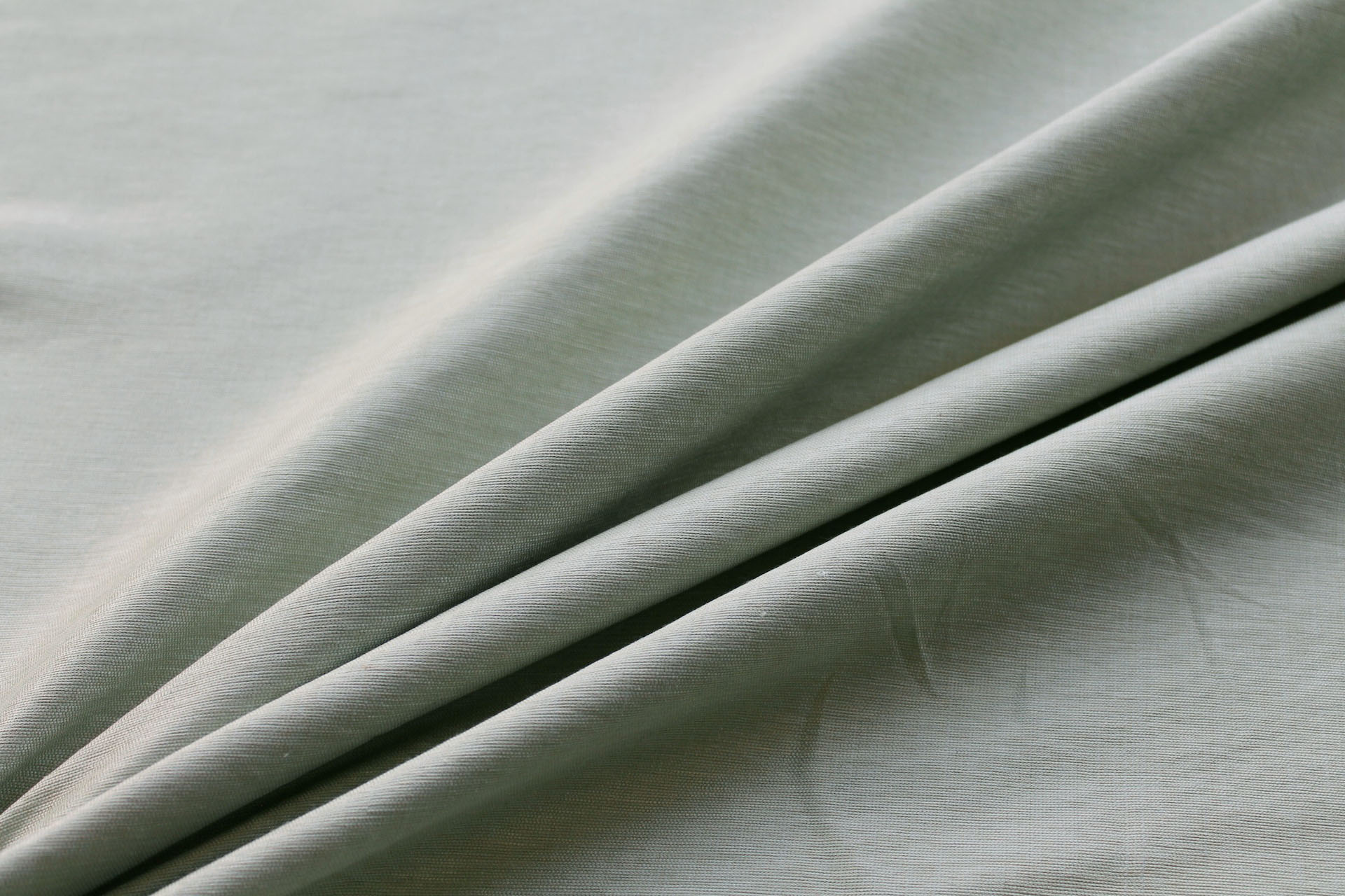 Coriander Green Textured Raw Silk fabric, image 5 of 5