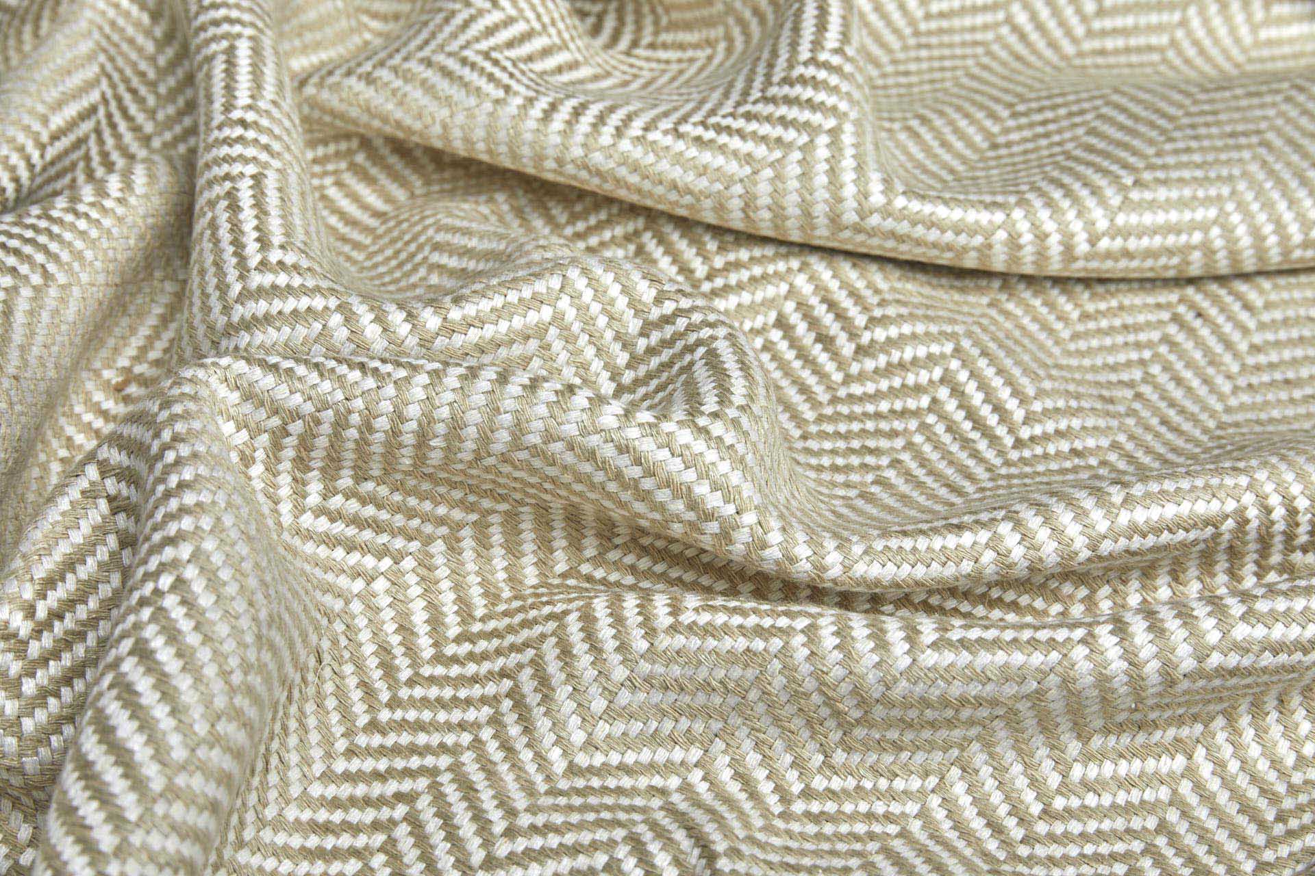 Herringbone Weave Silk Matka - Ivory / Natural fabric, image 6 of 8