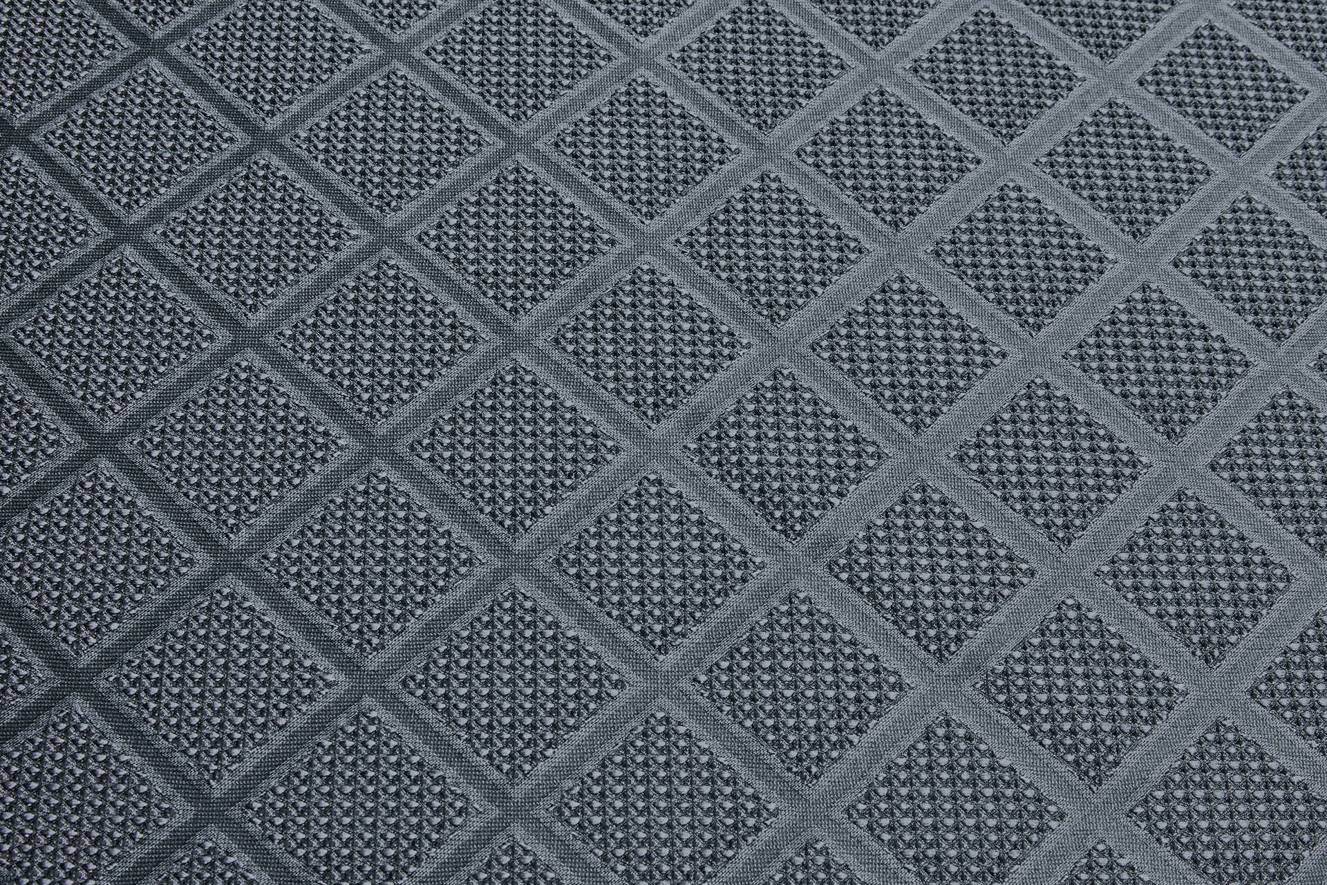 Diamond Waffle Jacquard - Charcoal fabric, image 7 of 7