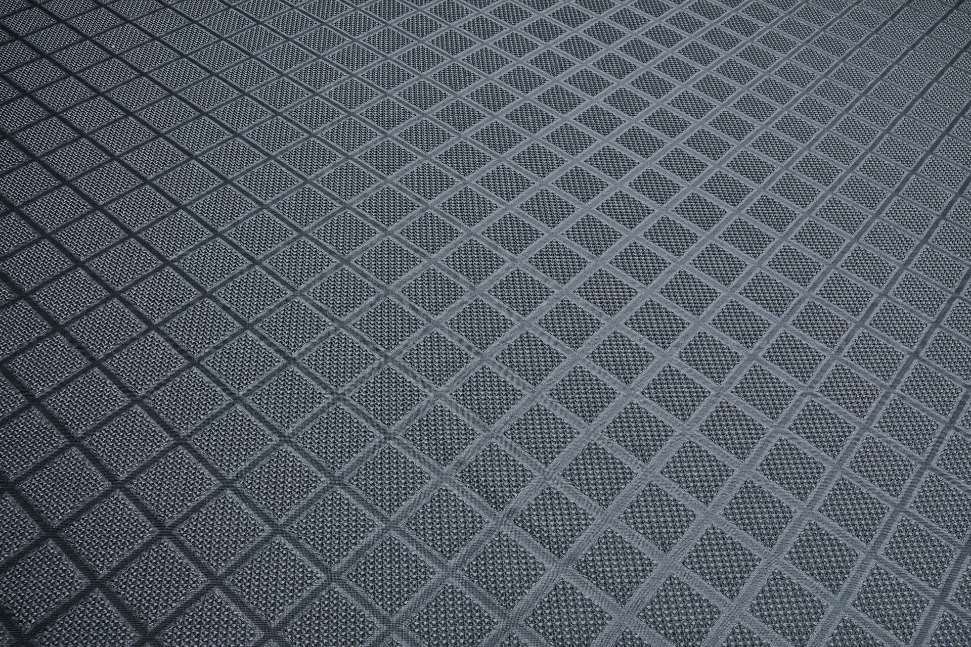 Diamond Waffle Jacquard - Charcoal fabric, image 6 of 7