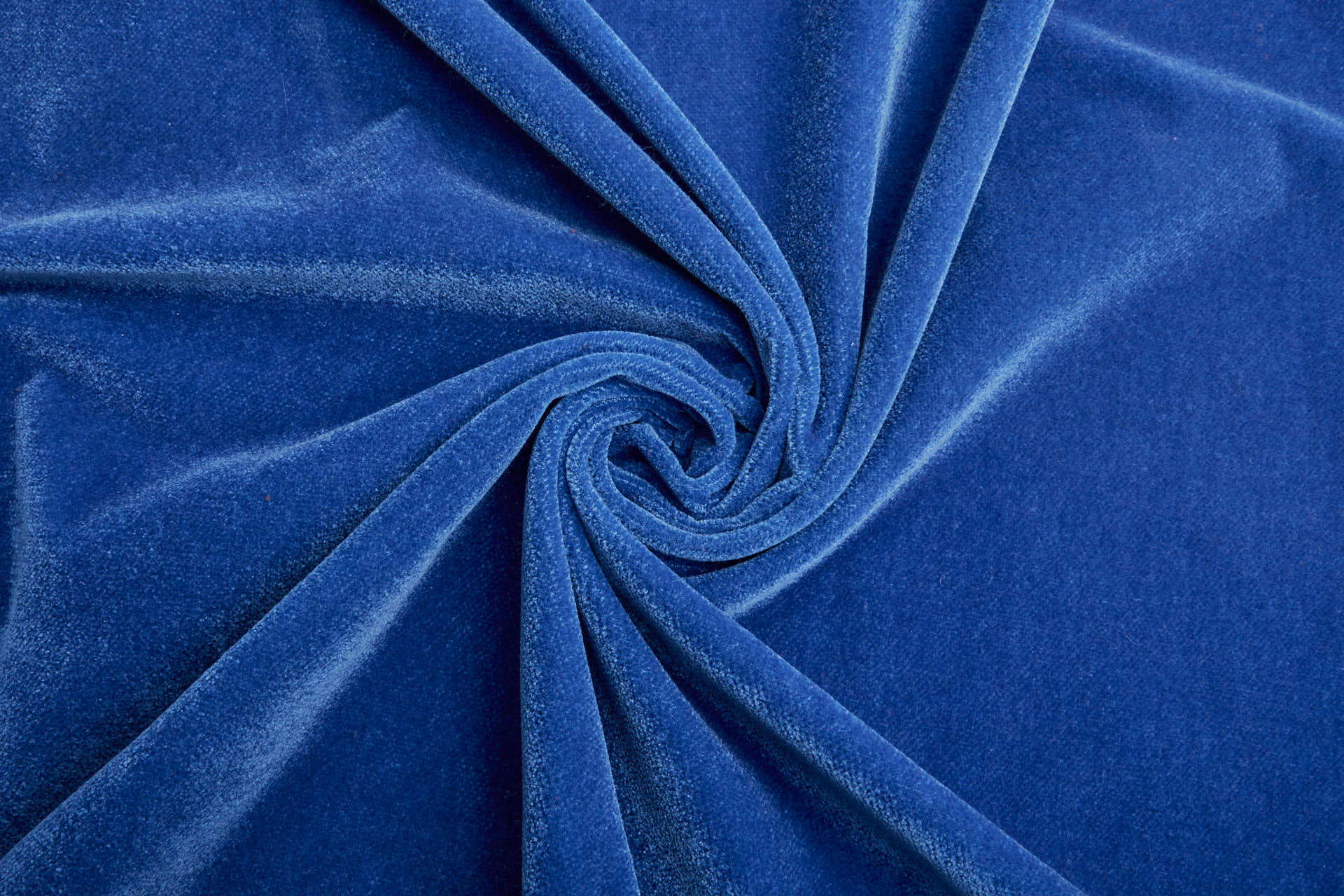 Textured Heavy Cotton Velvet - Royal Blue fabric