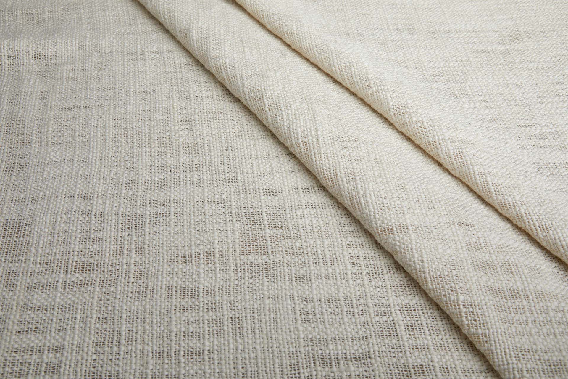 Chunky Sheer Weave Cotton Matka - Ivory fabric, image 4 of 7