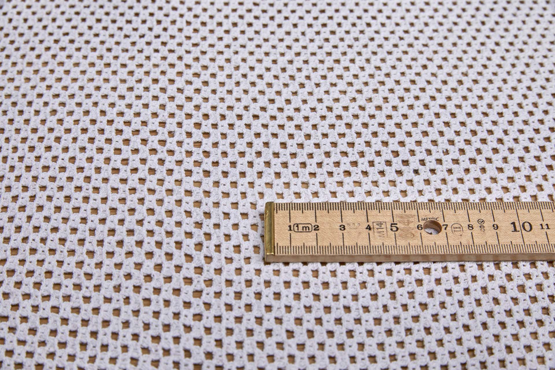 Woven Cotton Mesh - Ivory fabric, image 2 of 7
