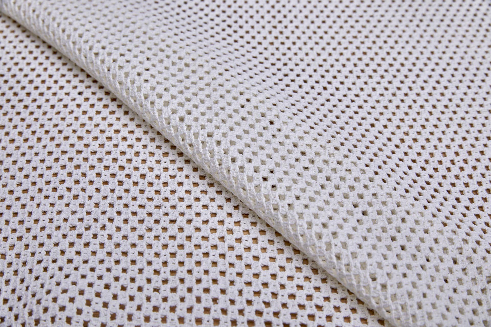 Woven Cotton Mesh - Ivory fabric, image 3 of 7
