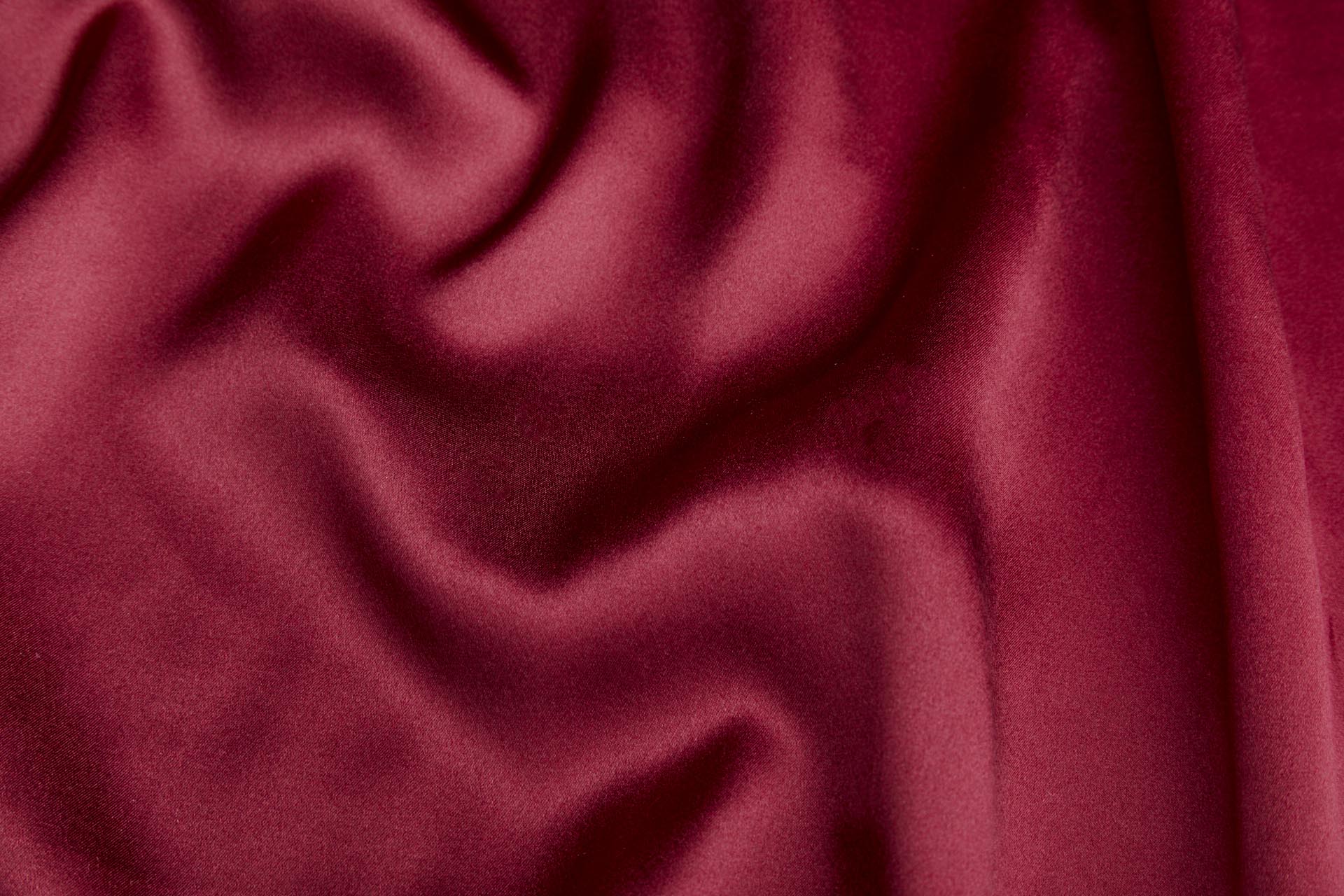 Merlot Red Silk Satin fabric, image 2 of 9