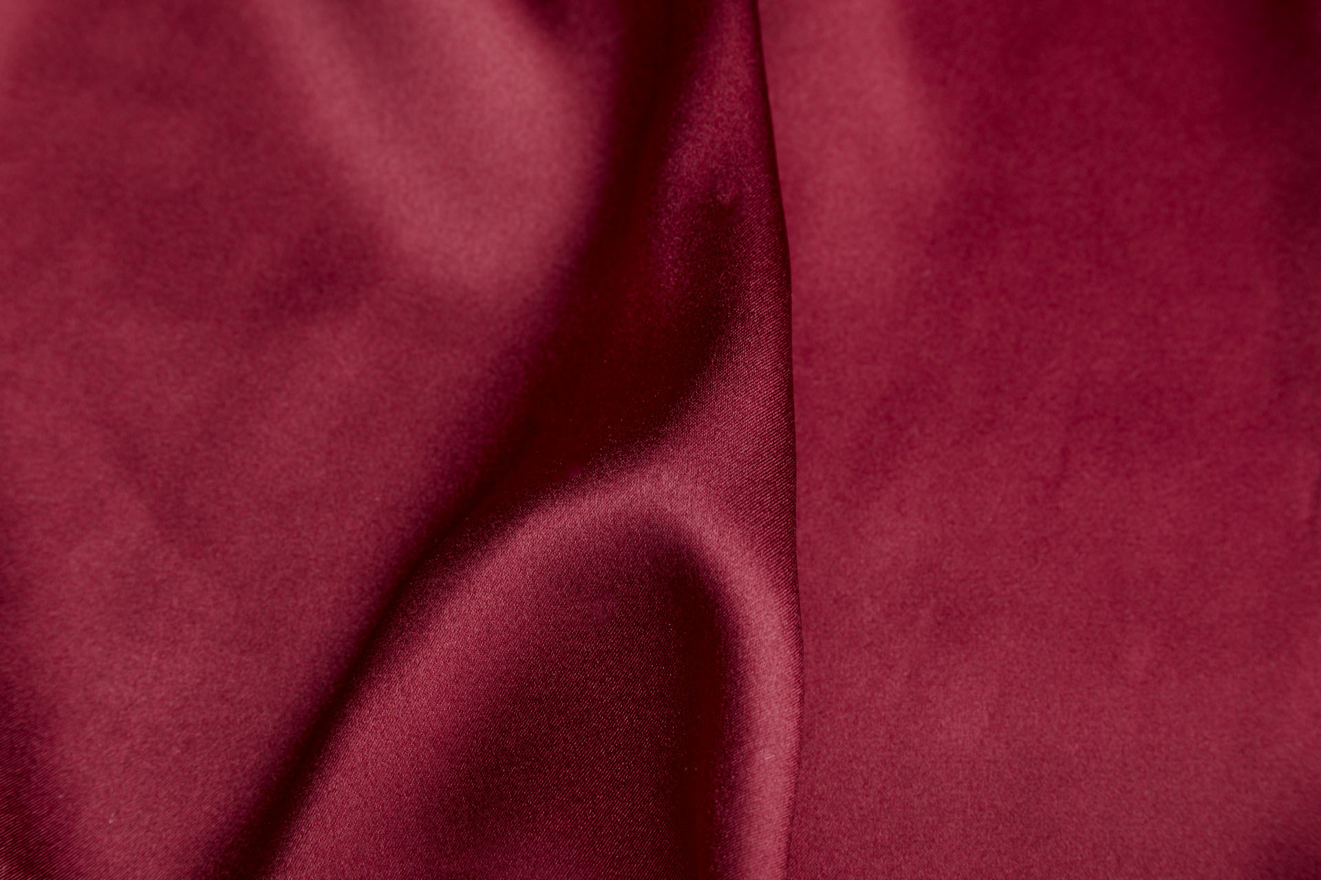 Merlot Red Silk Satin fabric, image 3 of 9