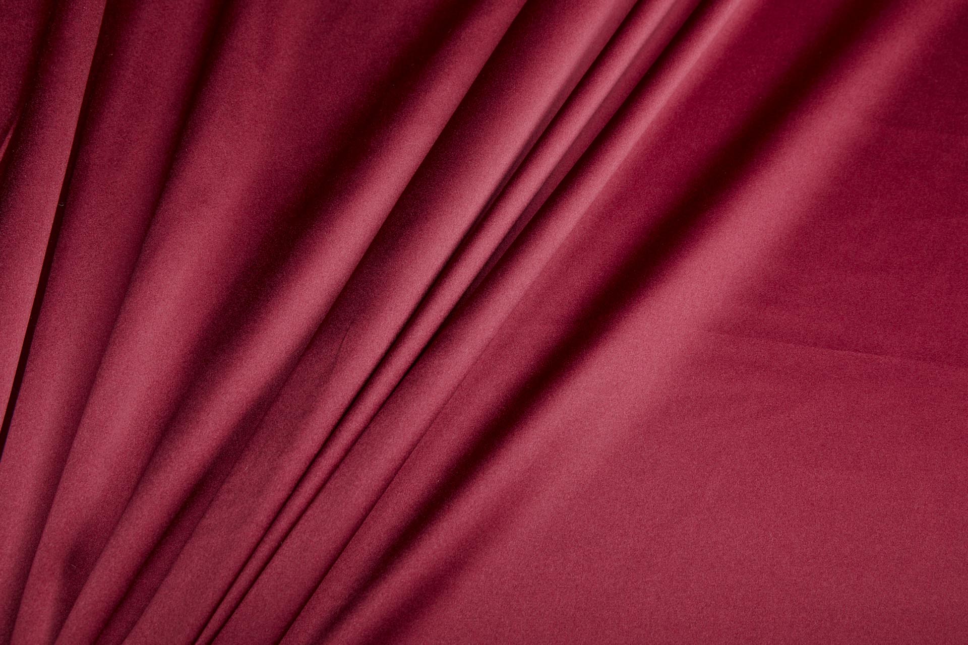 Merlot Red Silk Satin fabric, image 4 of 9