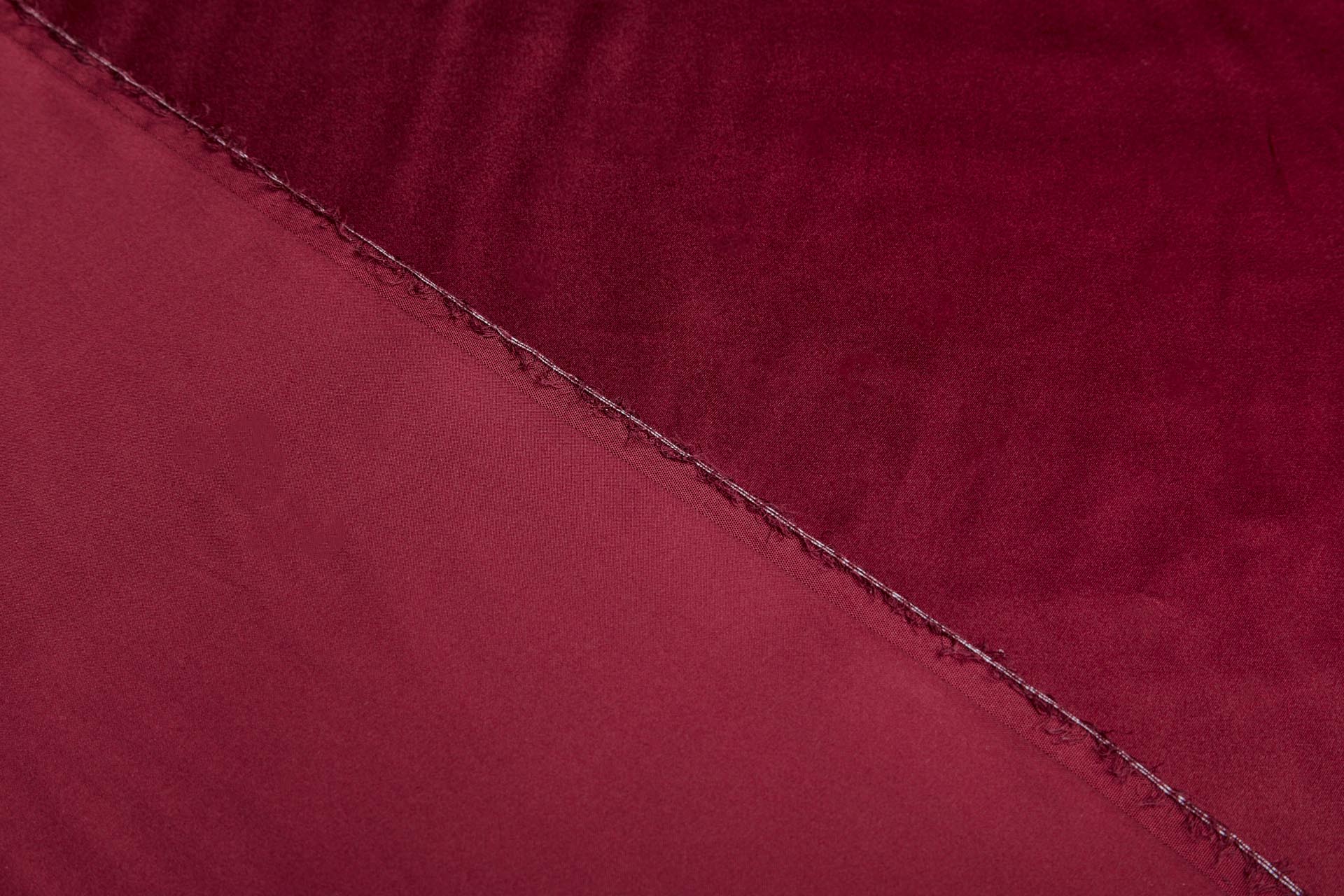 Merlot Red Silk Satin fabric, image 6 of 9