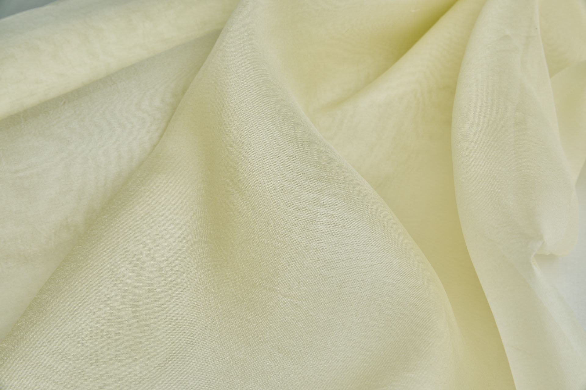 Silk Organza - Soft Apple Green fabric, image 5 of 7