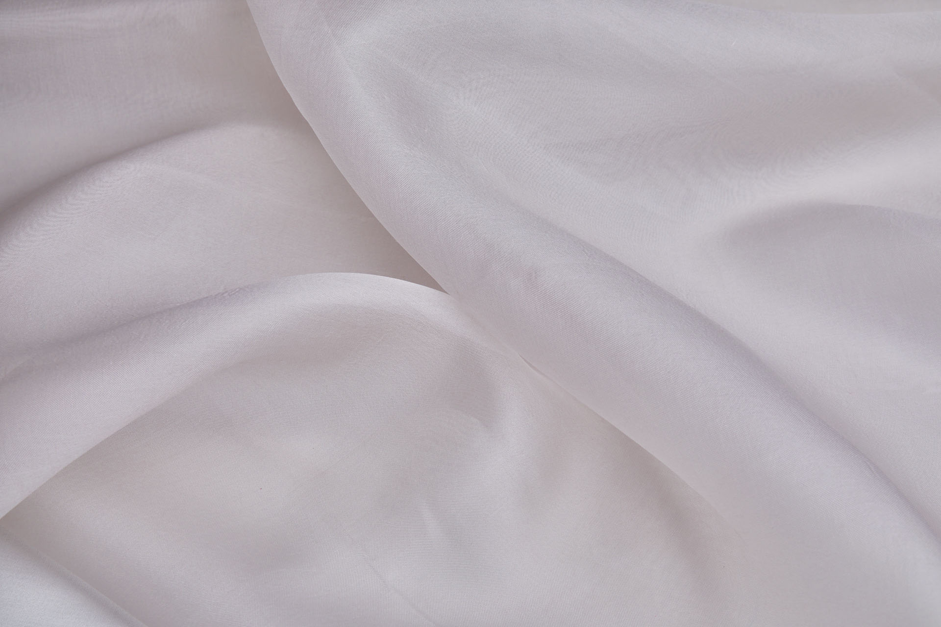 Silk Organza - Warm Silver Grey fabric, image 2 of 5