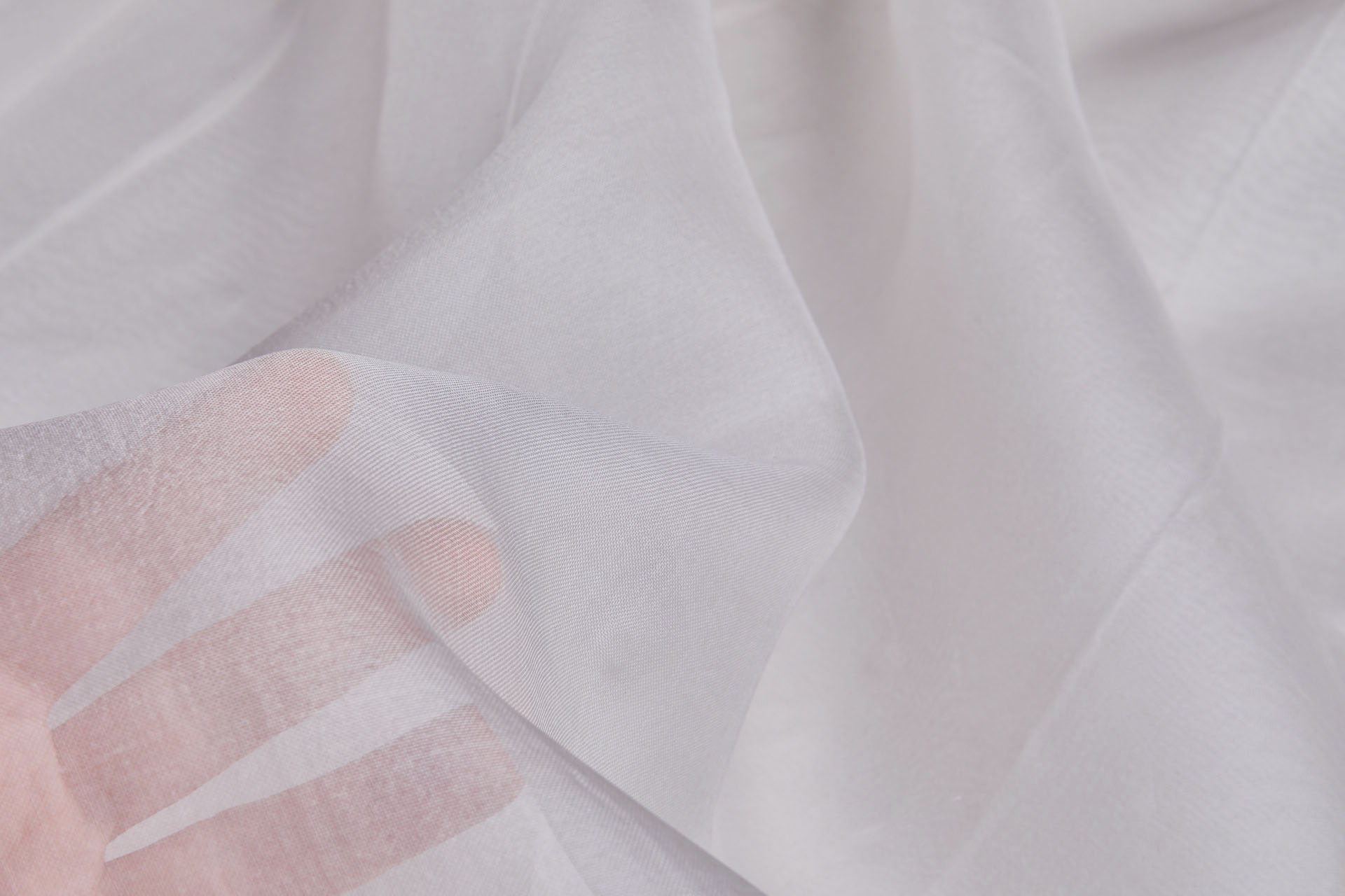 Silk Organza - Warm Silver Grey fabric, image 4 of 5