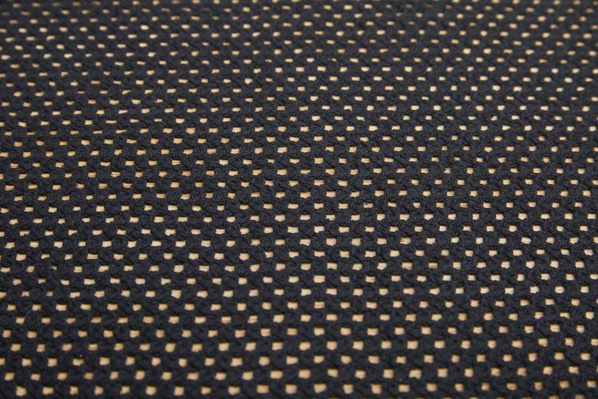 Woven Cotton Mesh - Black fabric, image 6 of 6