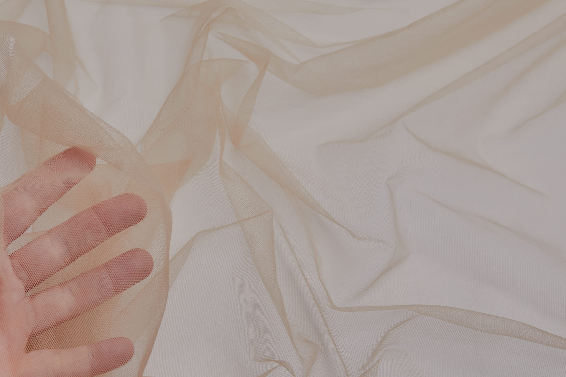 Stretch Illusion Tulle - Nude fabric, image 2 of 7